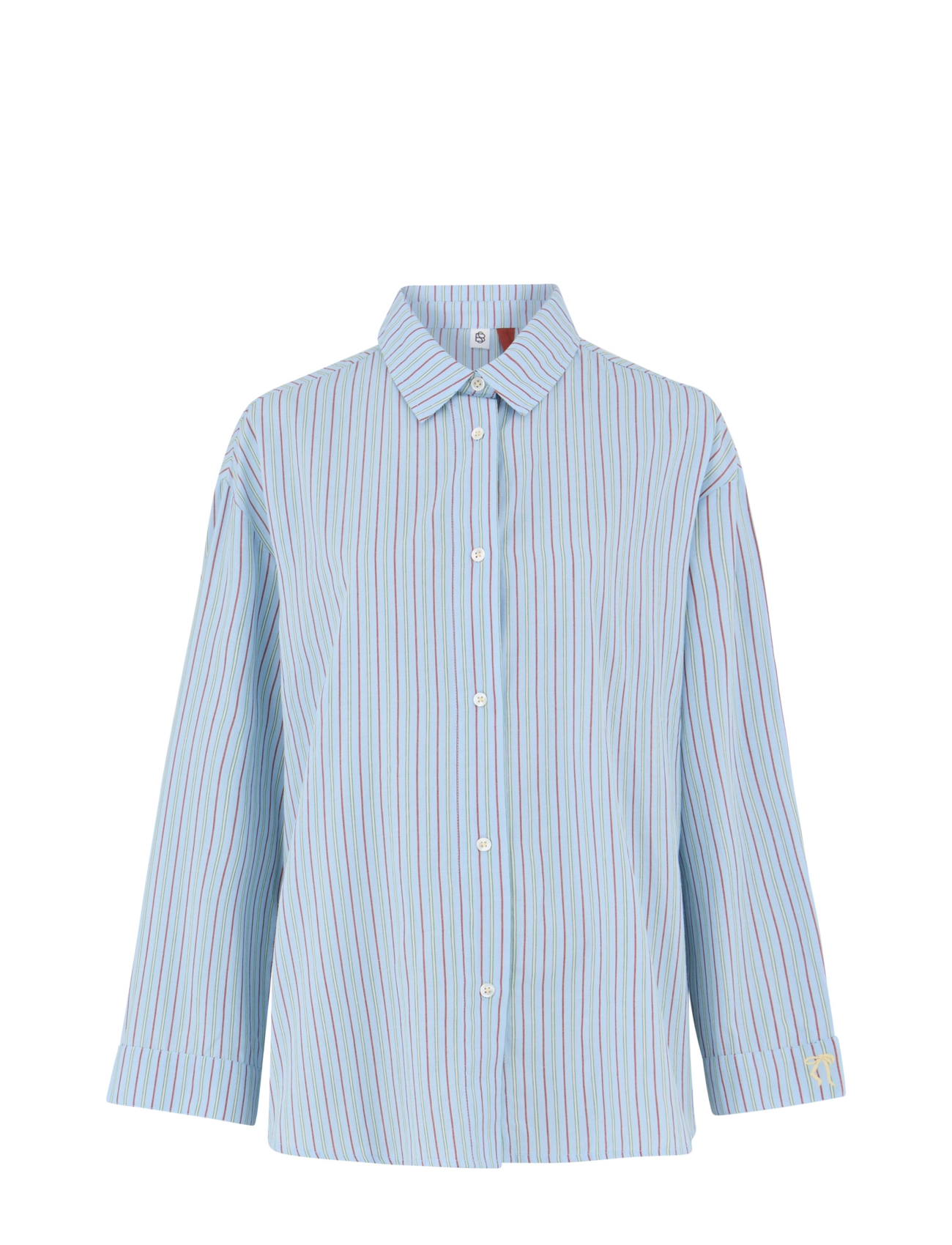Becksöndergaard - Stripel Shirt+Shorts - cashmere blue - 2