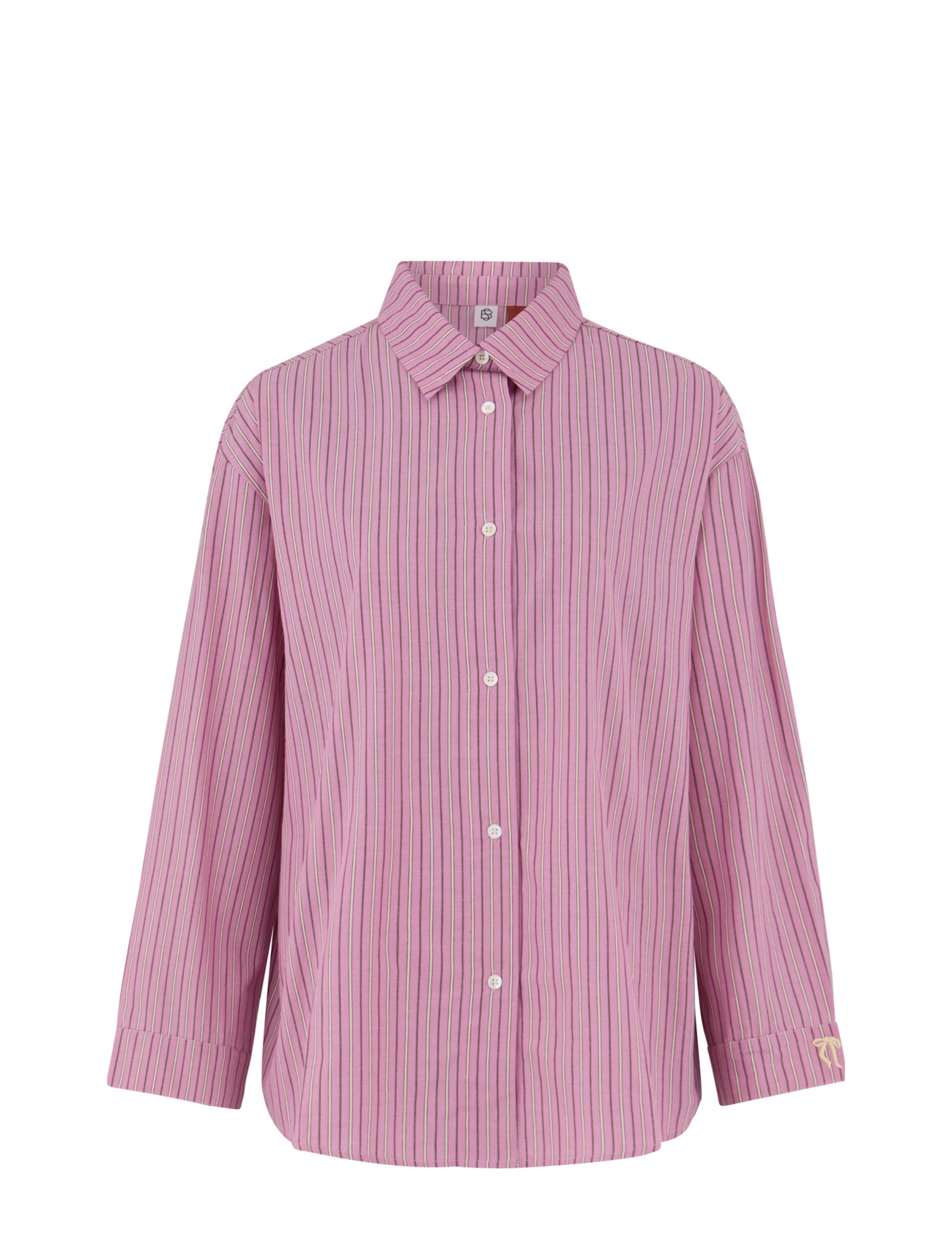 Becksöndergaard - Stripel Shirt+Shorts - mauve orchid pink - 1