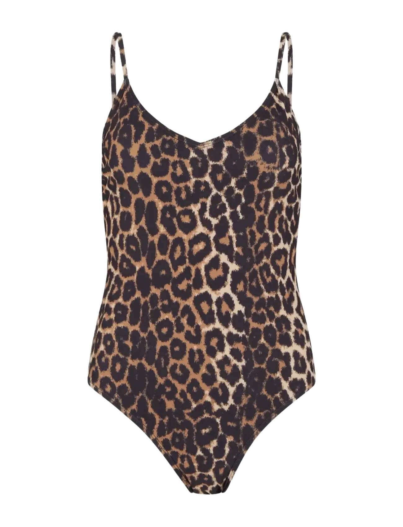 Becksöndergaard Leopa Bea Swimsuit, S, Bademode, Braun - Swimsuits, Frauen