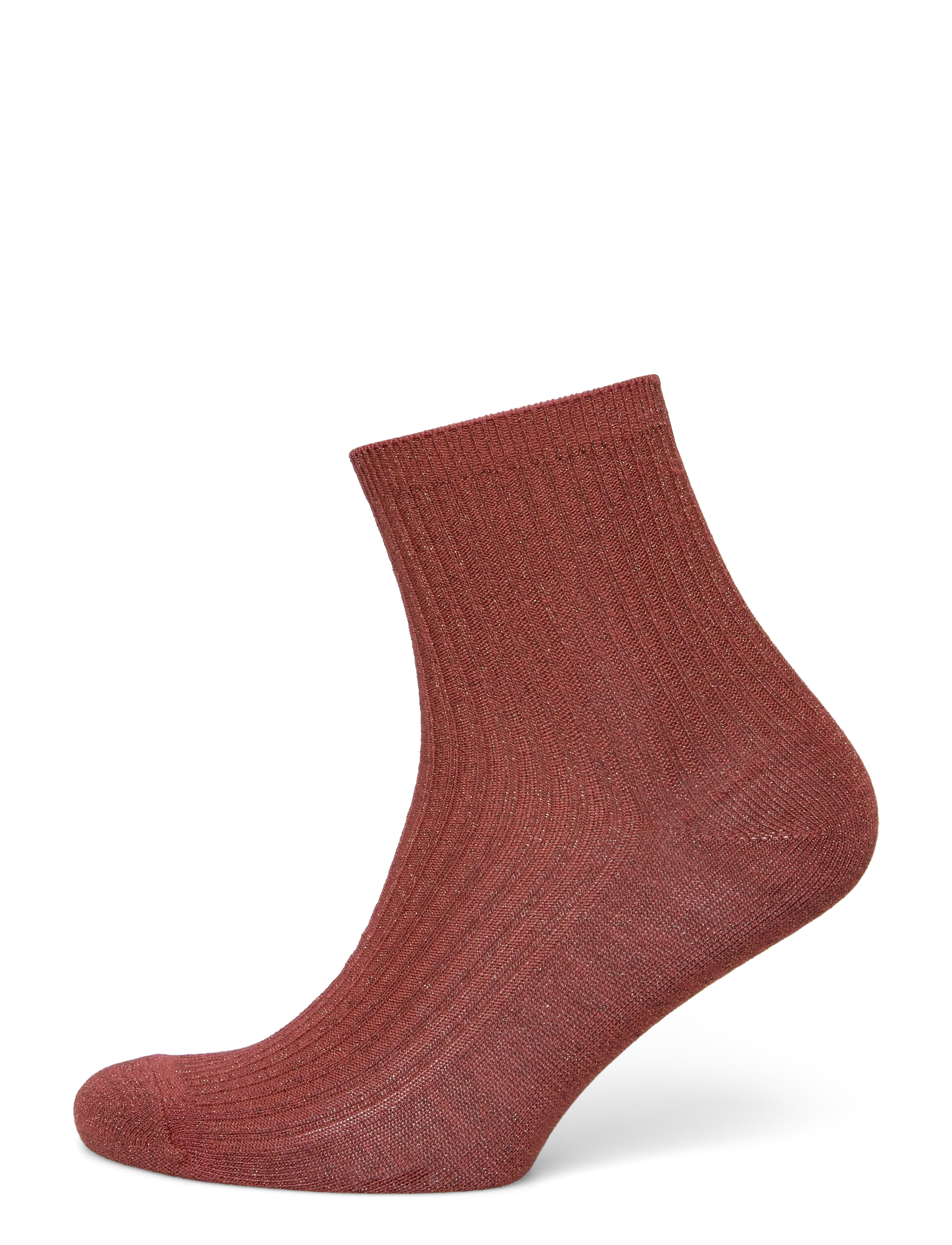 Becksöndergaard Telmira Glitter Sock - Undertøj - ARABIAN SPICE / red