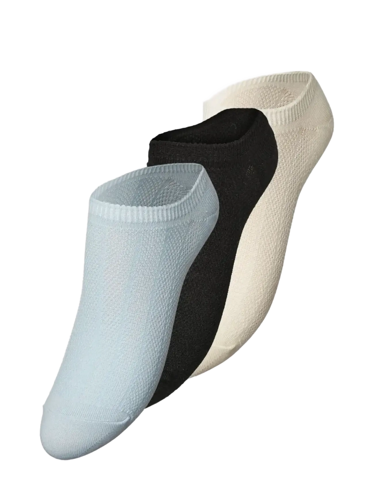 Becksöndergaard Cotta Sneakie Sock 3 Pack - Ankelstrømper - WHITE/BLACK/BLUE / black
