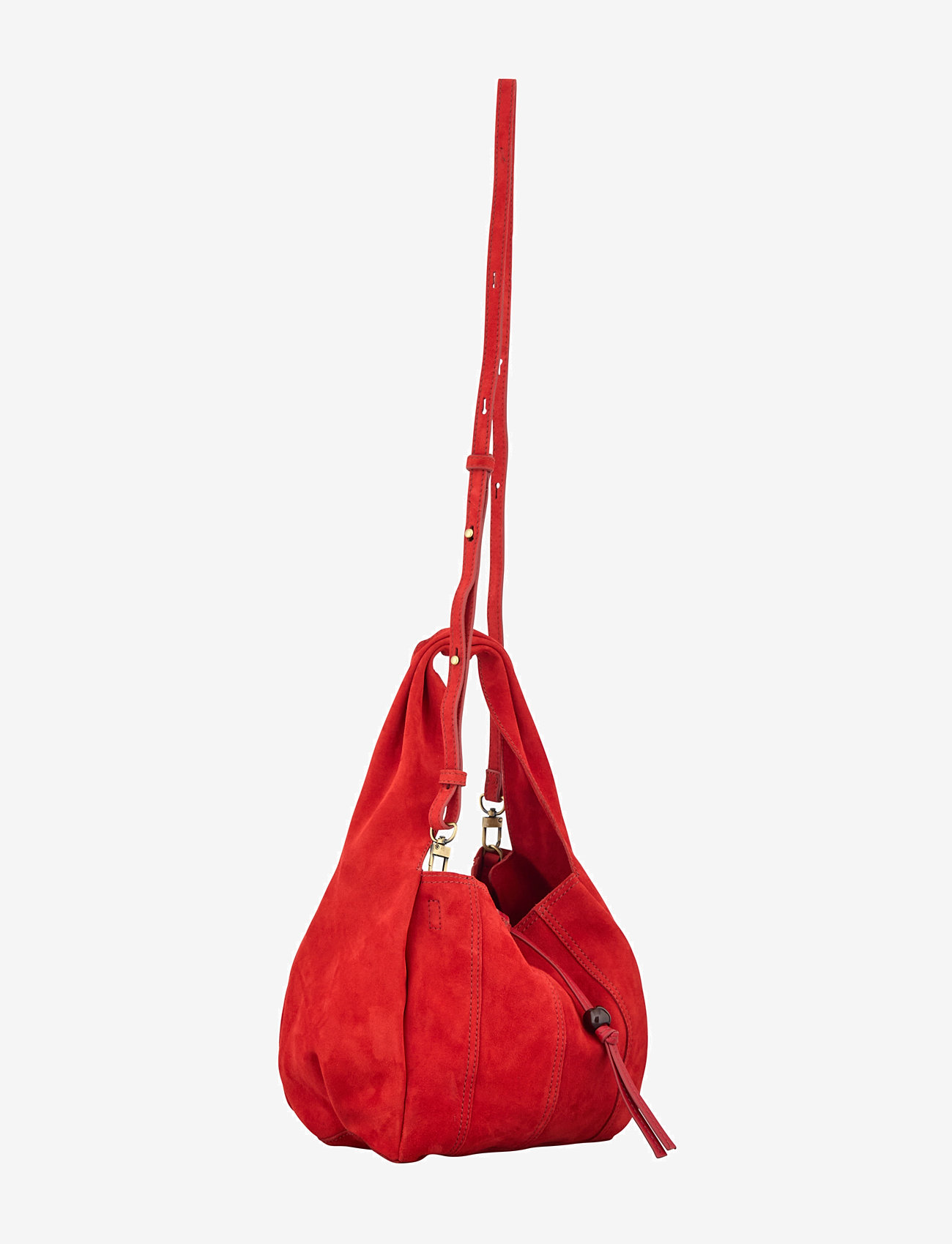 Becksöndergaard - Suede Panel Harper Bag - modetrends - adrenaline red - 1