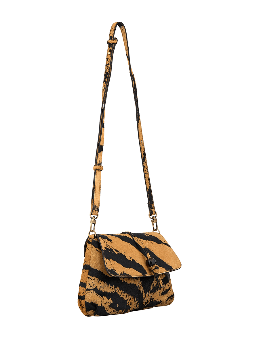 Becksöndergaard - Tigarea Bonita Flap Bag - moetrendid - brown sugar - 1