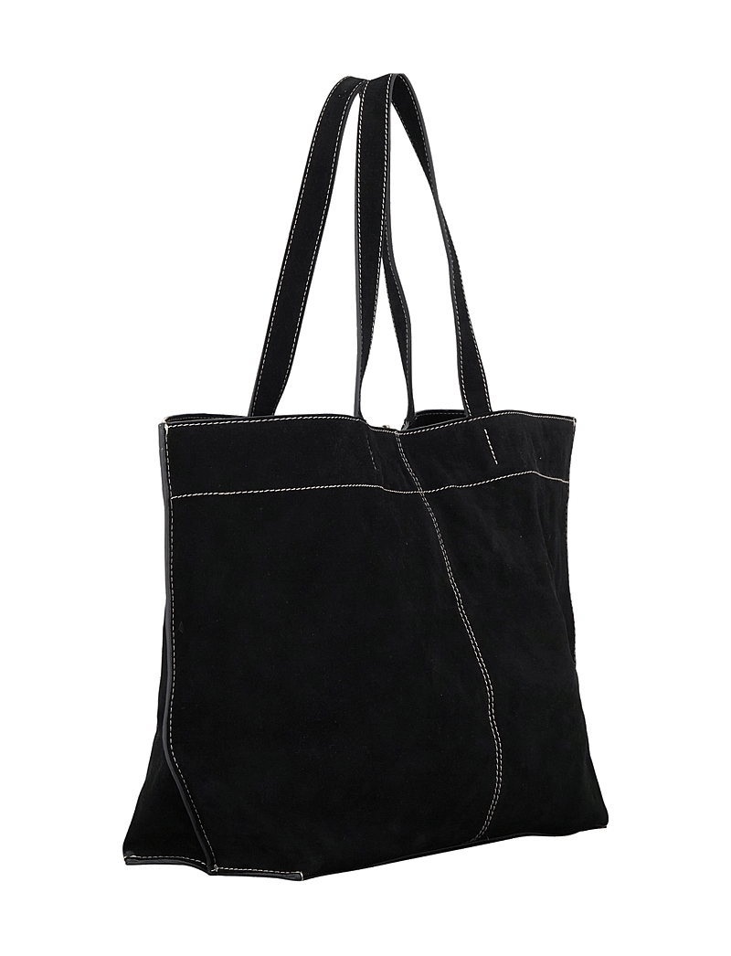 Becksöndergaard - Suede Aubrey Bag - shoppers - black - 1