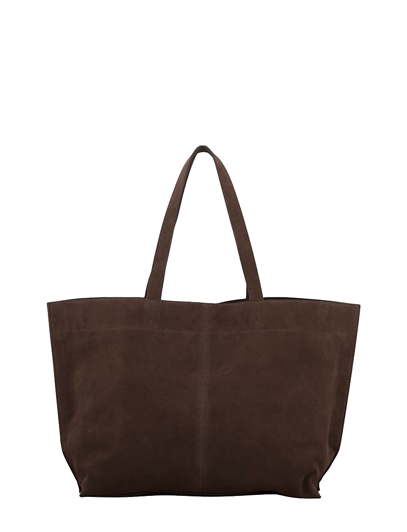 Becksöndergaard - Suede Aubrey Bag - shoppers - hot fudge brown - 1