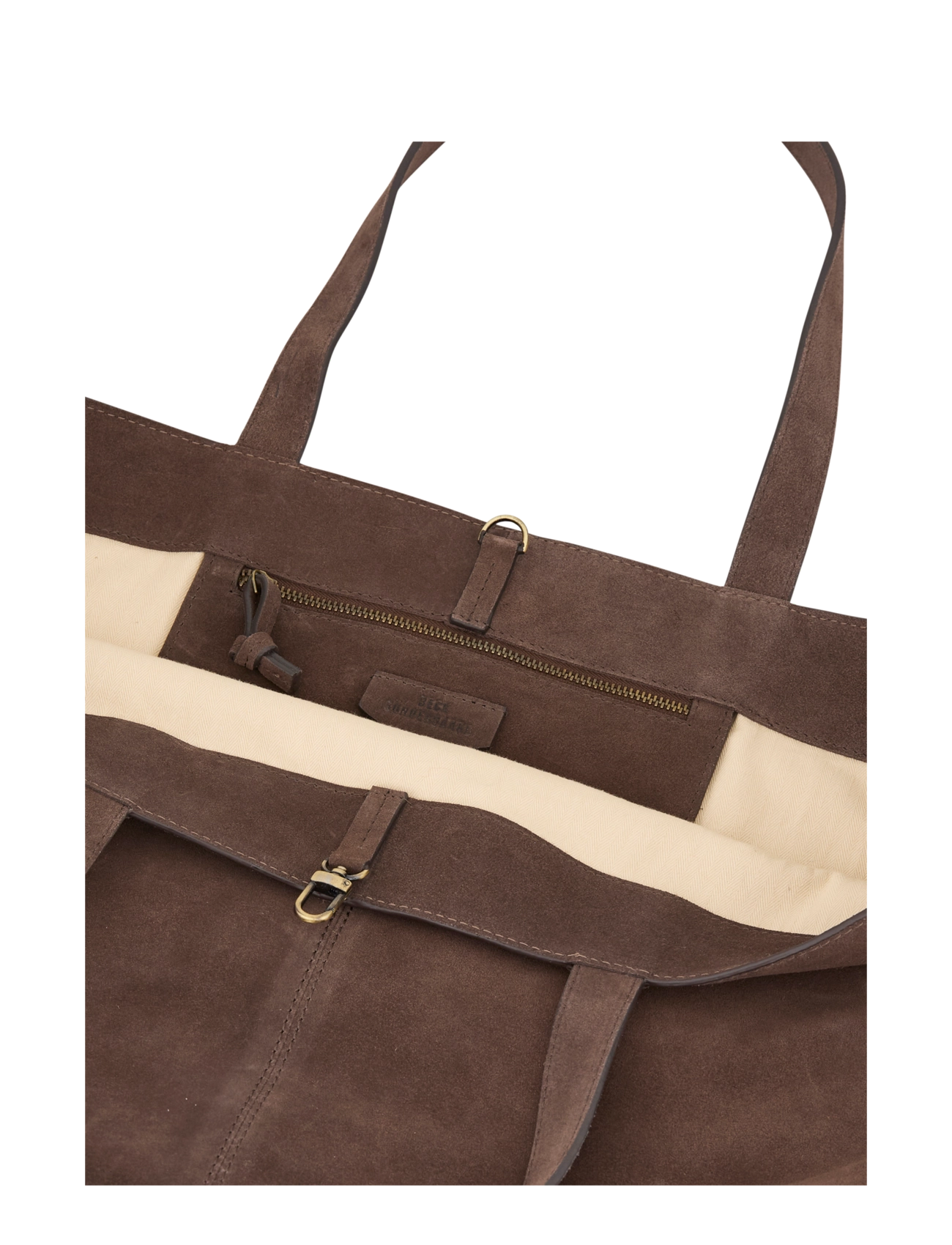 Becksöndergaard - Suede Aubrey Bag - accessoires - hot fudge brown - 3