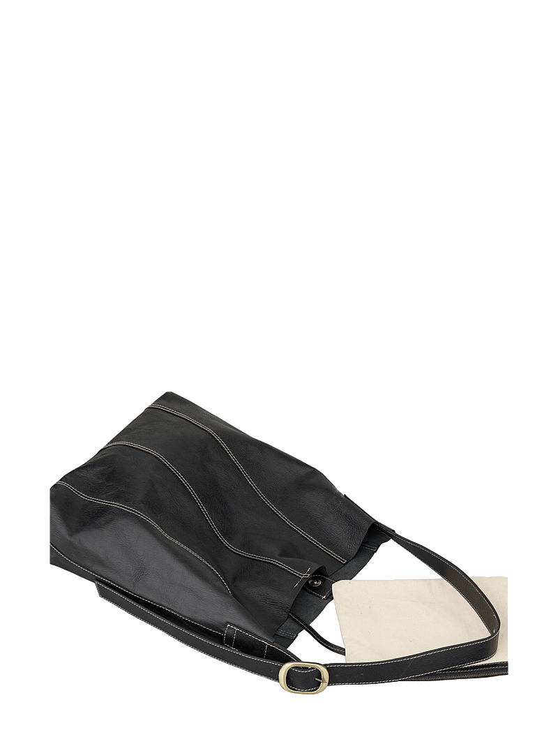 Becksöndergaard - Panel Mae Buckle Bag - tote bags - black - 2