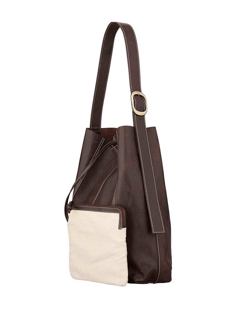 Becksöndergaard - Panel Mae Buckle Bag - tote bags - chocolate torte - 2