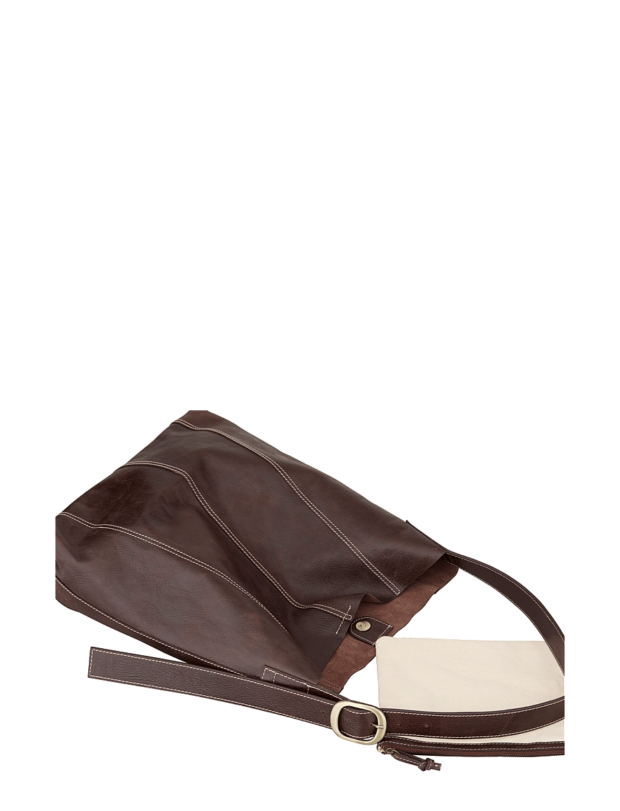 Becksöndergaard - Panel Mae Buckle Bag - tote bags - chocolate torte - 3
