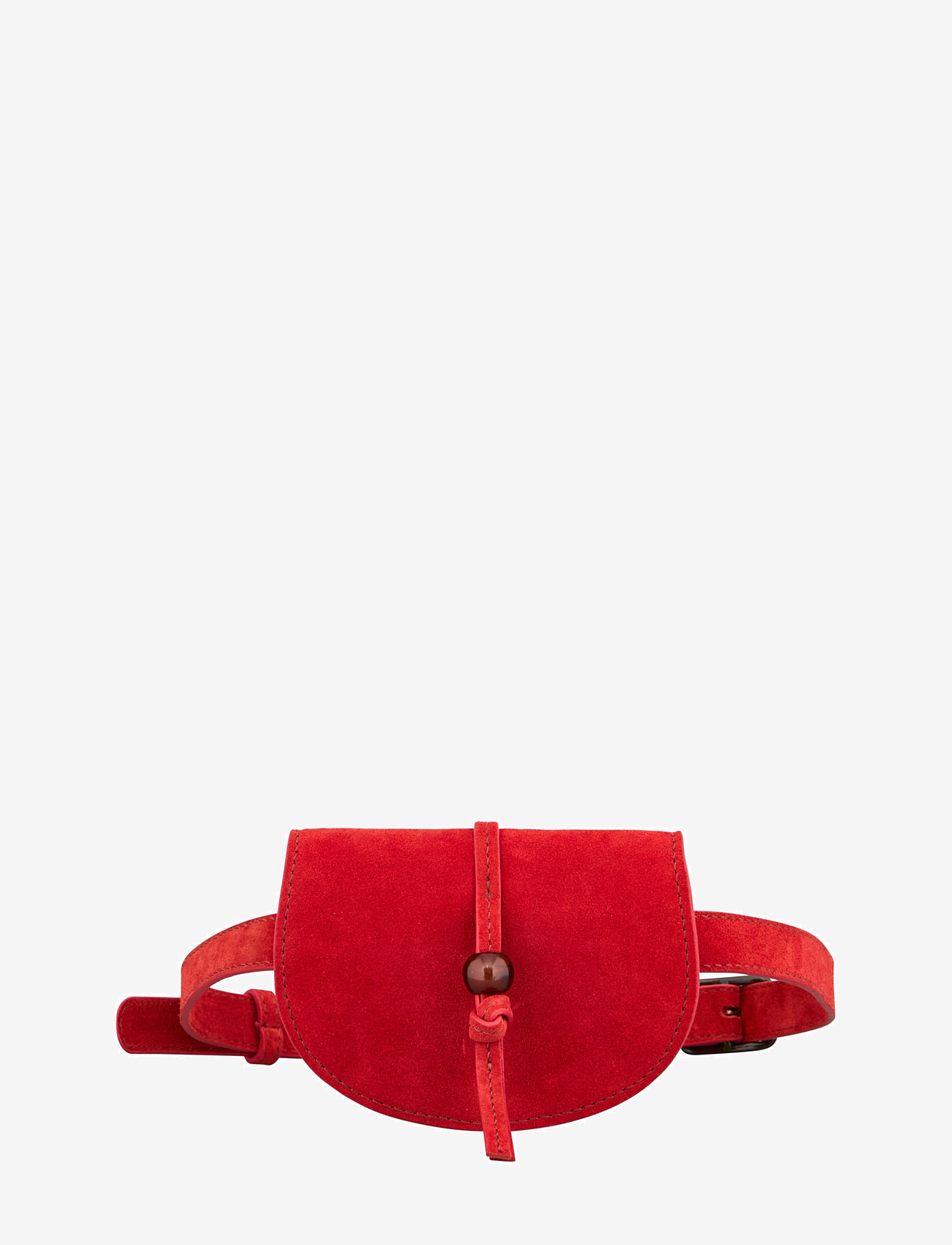 Becksöndergaard - Suede Belt Bag - modetrends - adrenaline red - 1