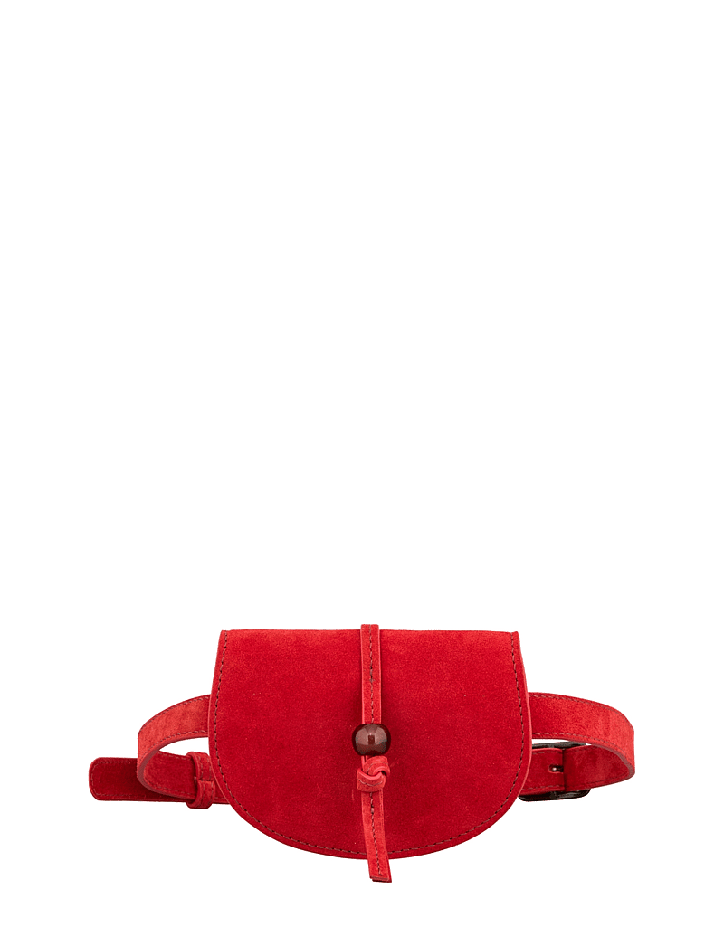 Becksöndergaard - Suede Belt Bag - modetrends - adrenaline red - 1
