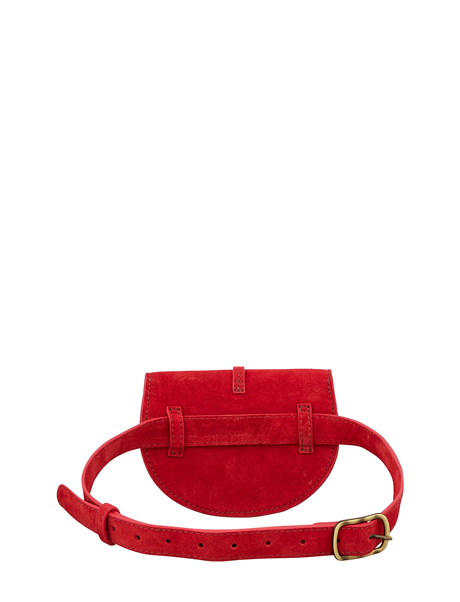 Becksöndergaard - Suede Belt Bag - belt bags - adrenaline red - 2
