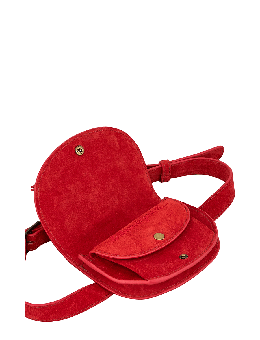 Becksöndergaard - Suede Belt Bag - belt bags - adrenaline red - 3