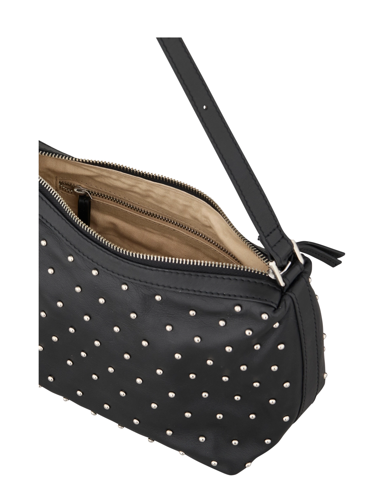 Becksöndergaard - Nappa Stud Ginni Small Bag - festmode zu outlet-preisen - black - 2
