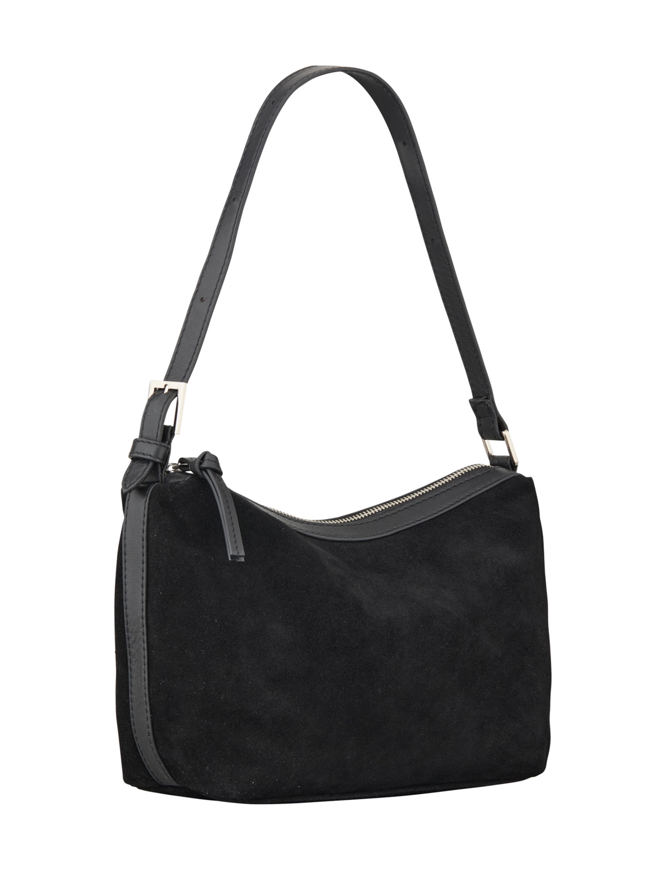 Becksöndergaard - Suede Ginni Small Bag - juhlamuotia outlet-hintaan - black - 1