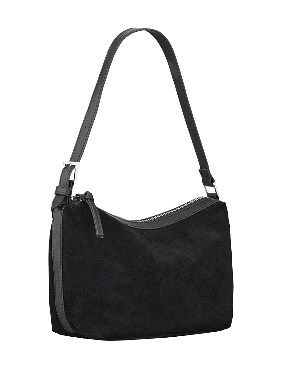 Becksöndergaard - Suede Ginni Small Bag - torby na ramię - black - 1