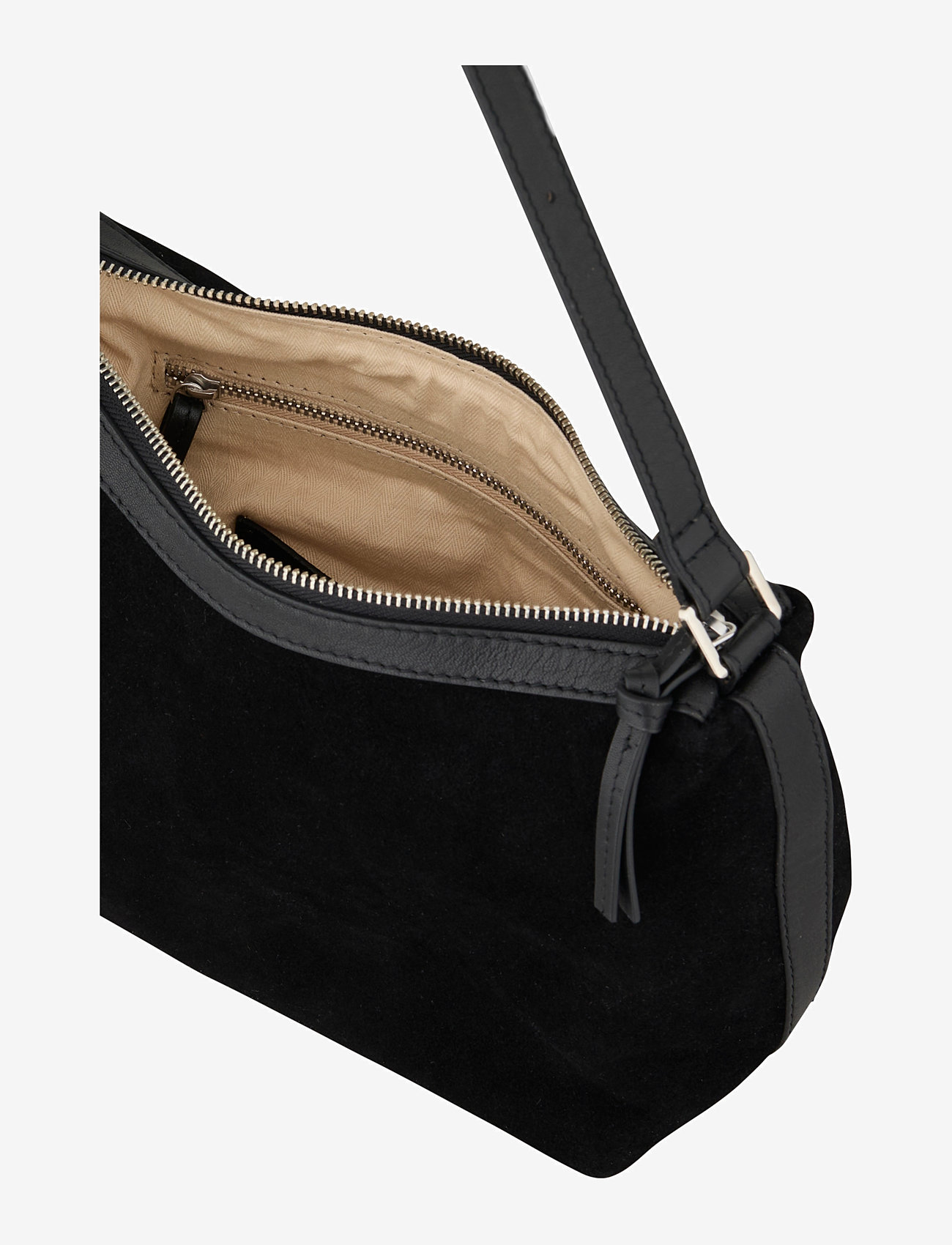 Becksöndergaard - Suede Ginni Small Bag - modetrends - black - 2