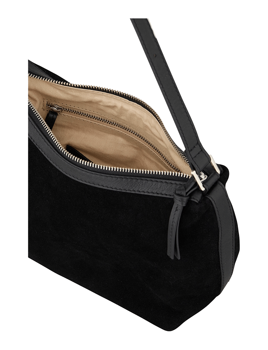 Becksöndergaard - Suede Ginni Small Bag - torby na ramię - black - 2
