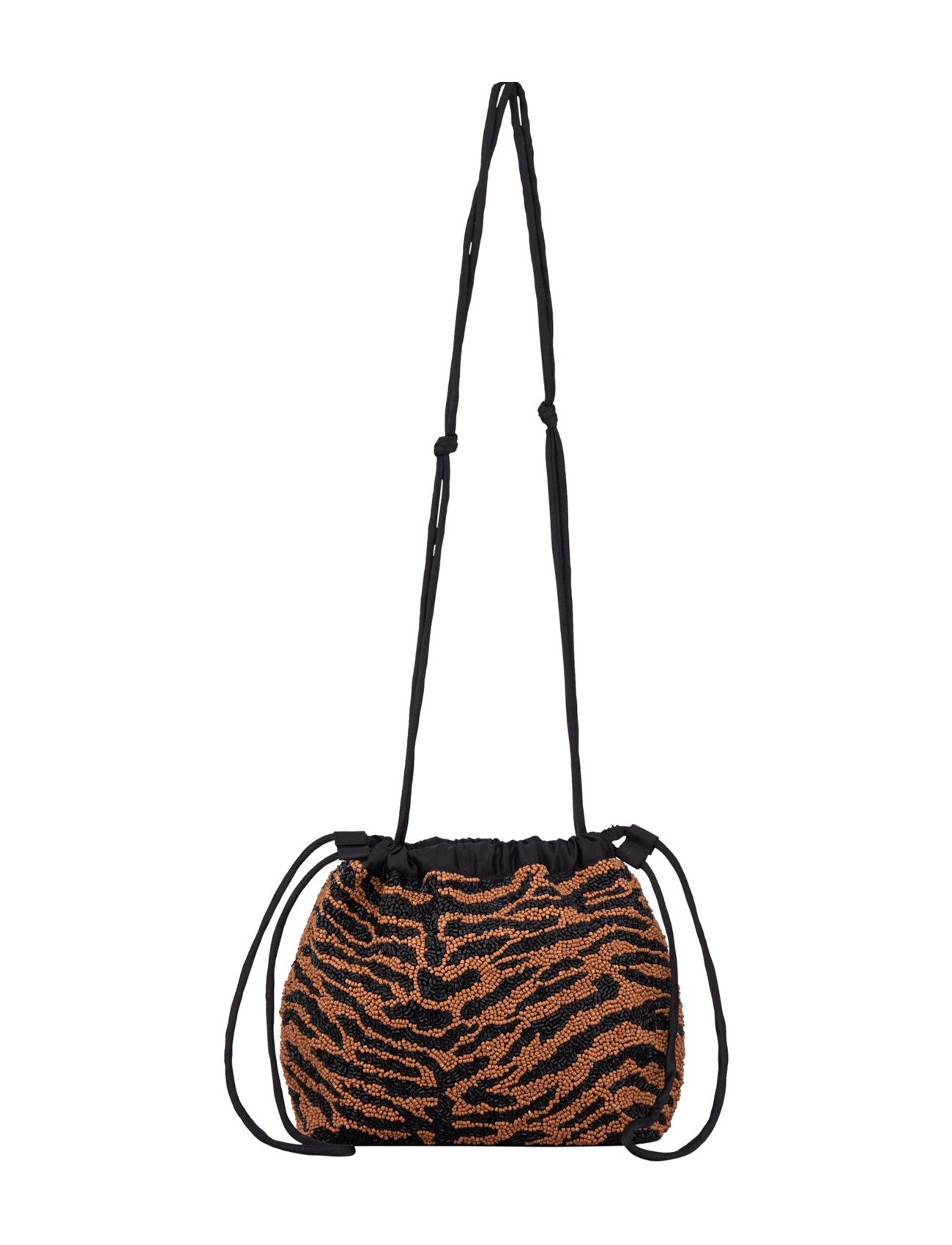 Becksöndergaard Tigarea Giana Small Bag, Kvinder, Tigerprint Snøretaske, Brun, Str: ONE SIZE