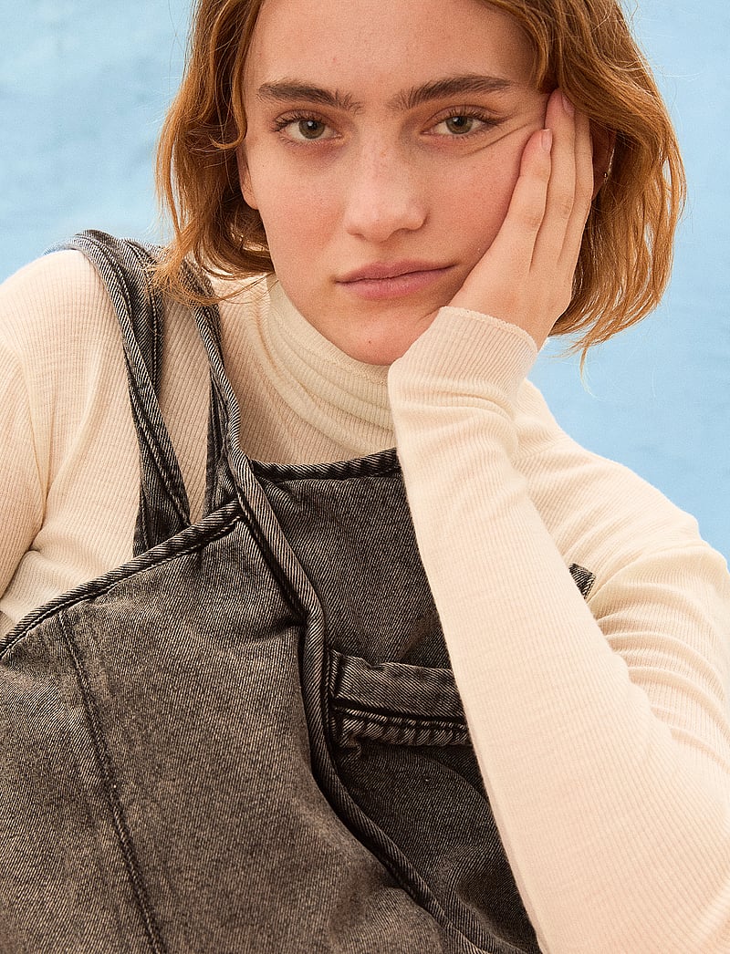 Becksöndergaard - Washed Denima Laurel Bag - speciella tillfällen - stonewash grey - 0