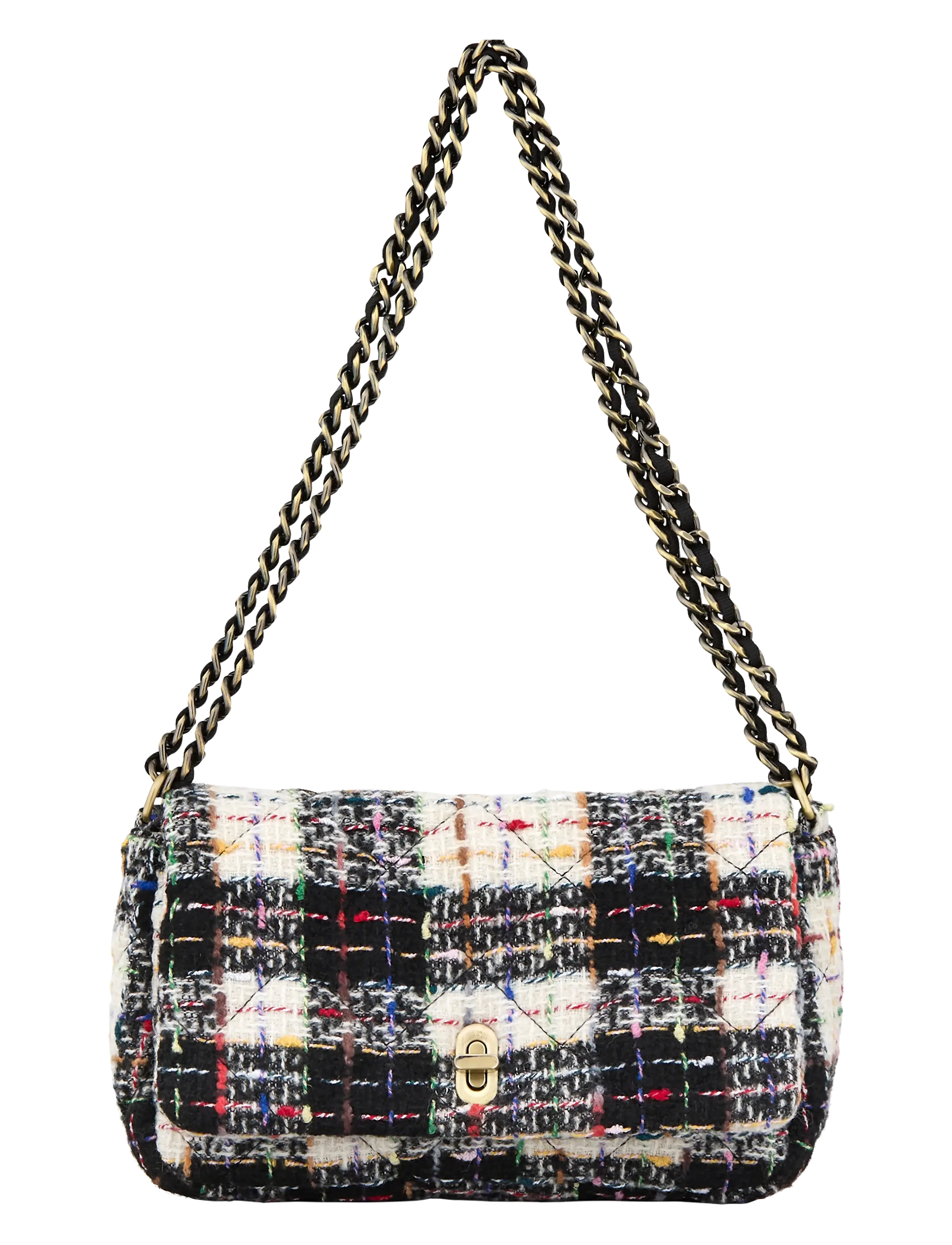 Becksöndergaard Boucle Checked Hollis Bag, One Size, Bags, Mehrfarbig/gemustert - Small Shoulder Bags-crossbody Frauen