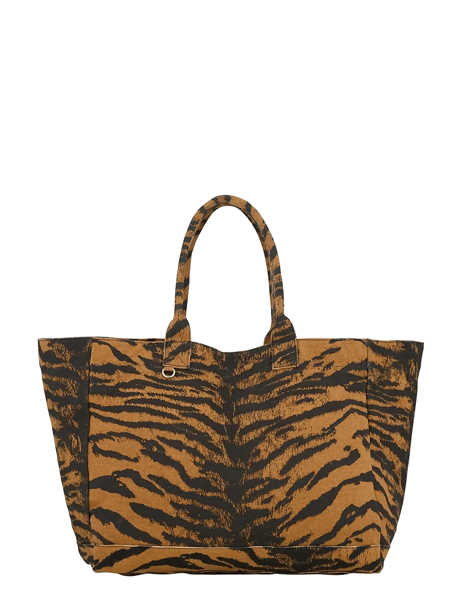 Becksöndergaard - Tigarea Canvas Camila Bag - tote bags - brown sugar - 1