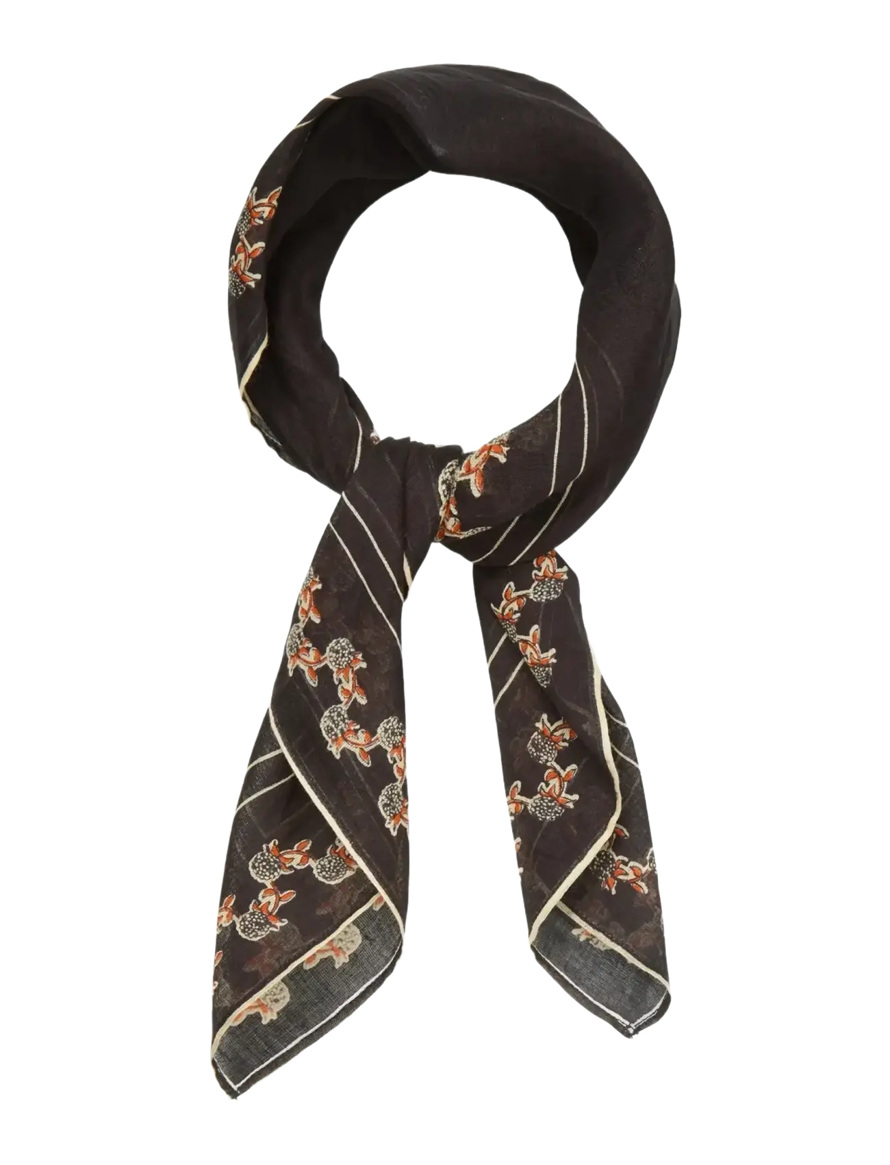 Becksöndergaard - Brombeere Cotta Scarf - laveste priser - black - 1