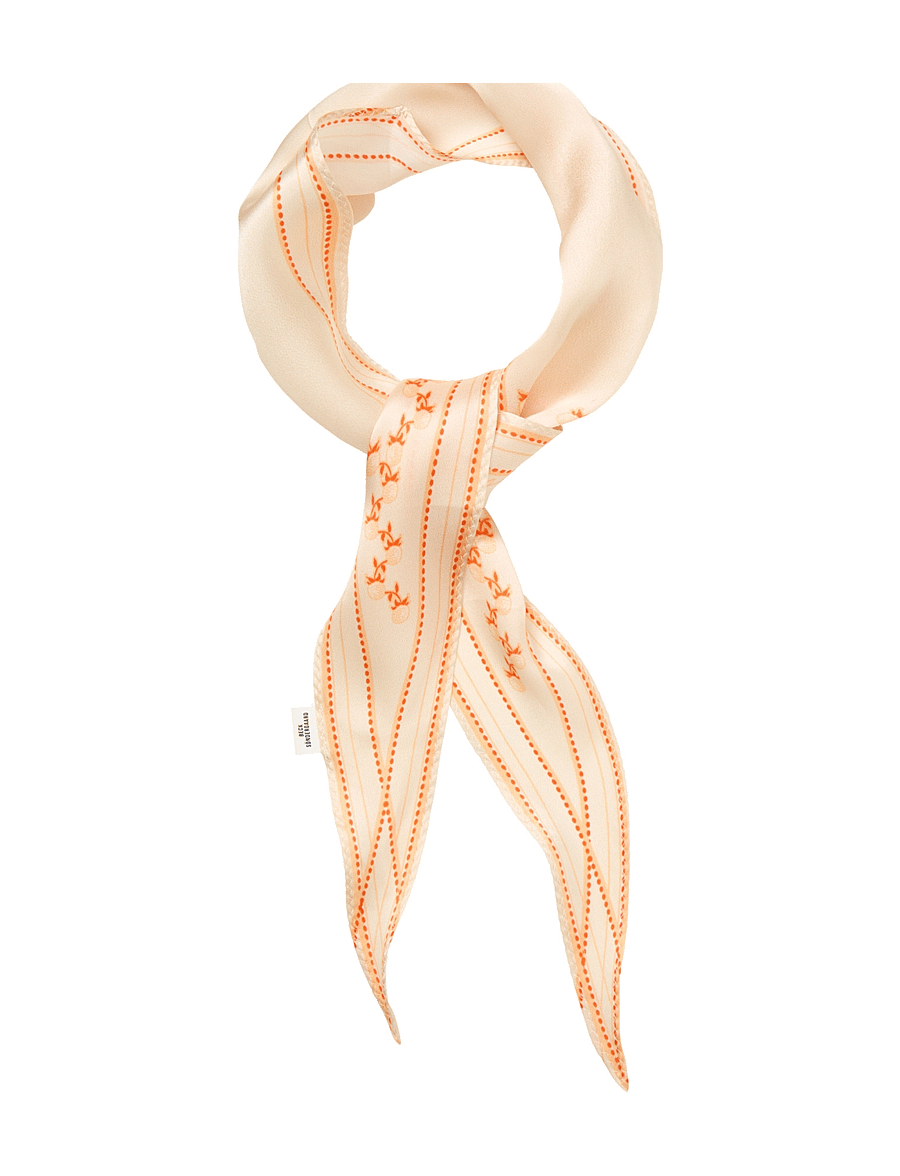 Becksöndergaard - Brombeere Diamond Scarf - sjalar - birch white - 1
