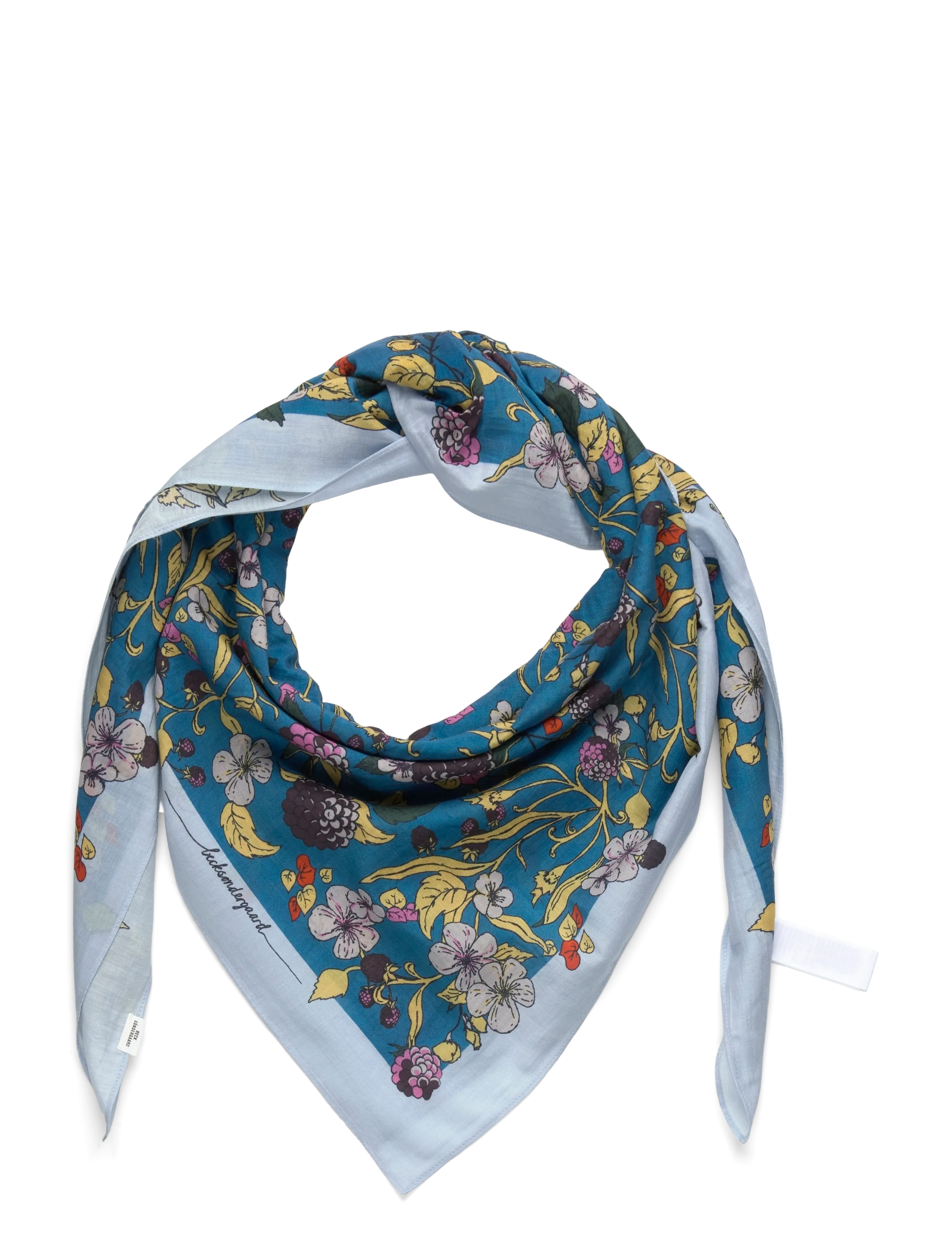 Becksöndergaard - Bromflora Sico Scarf - sjalar - mosaic blue - 1