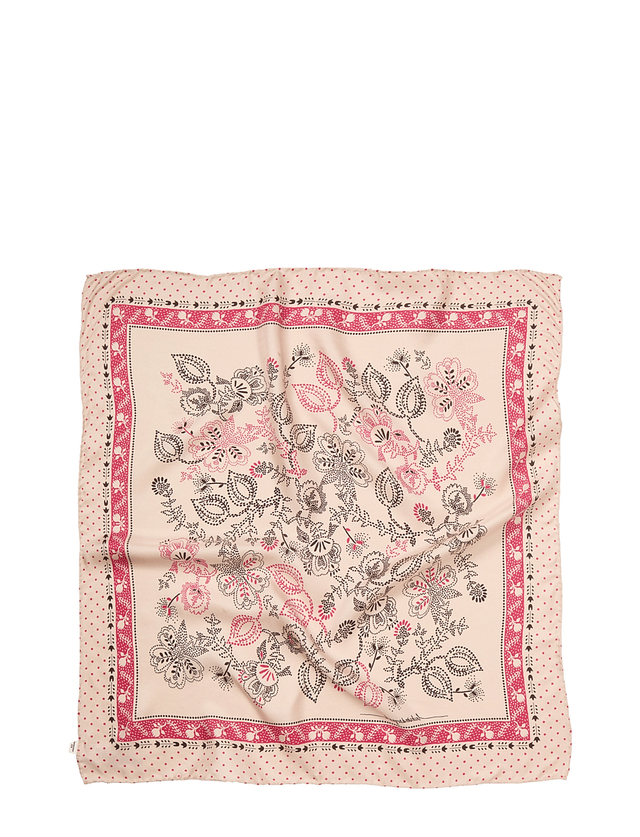 Becksöndergaard - Dotted Flora Sia Scarf - birch white - 0