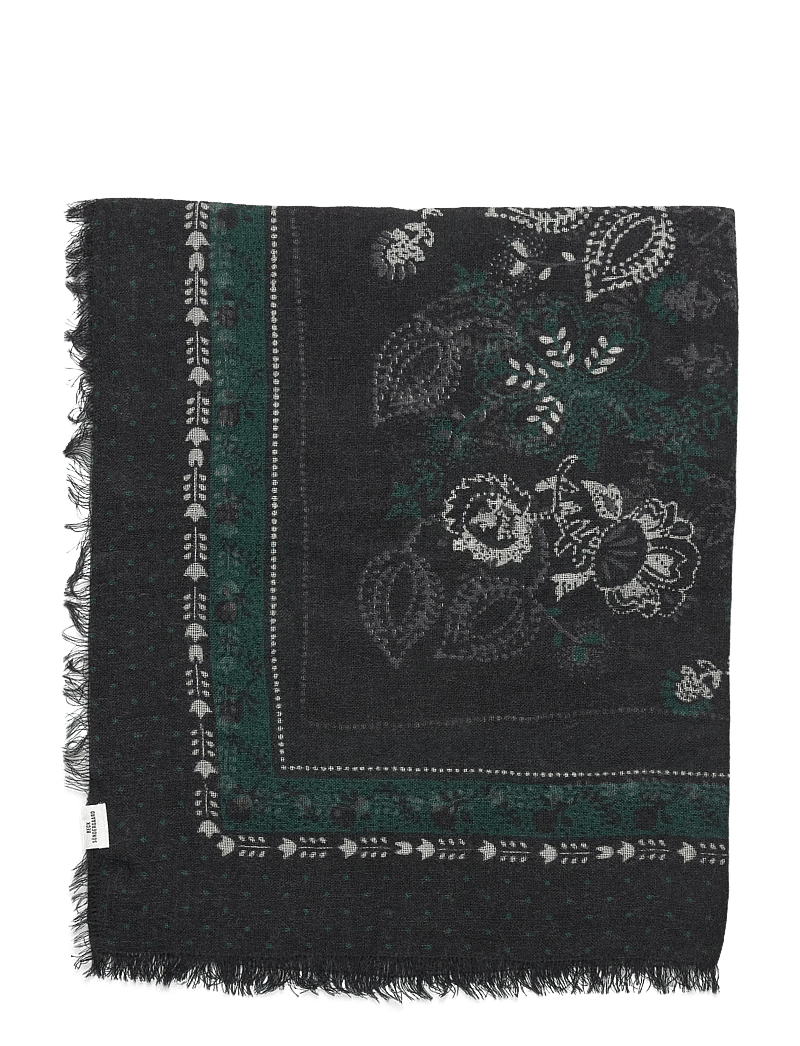 Becksöndergaard - Dotted Flora Woo Scarf - black - 0