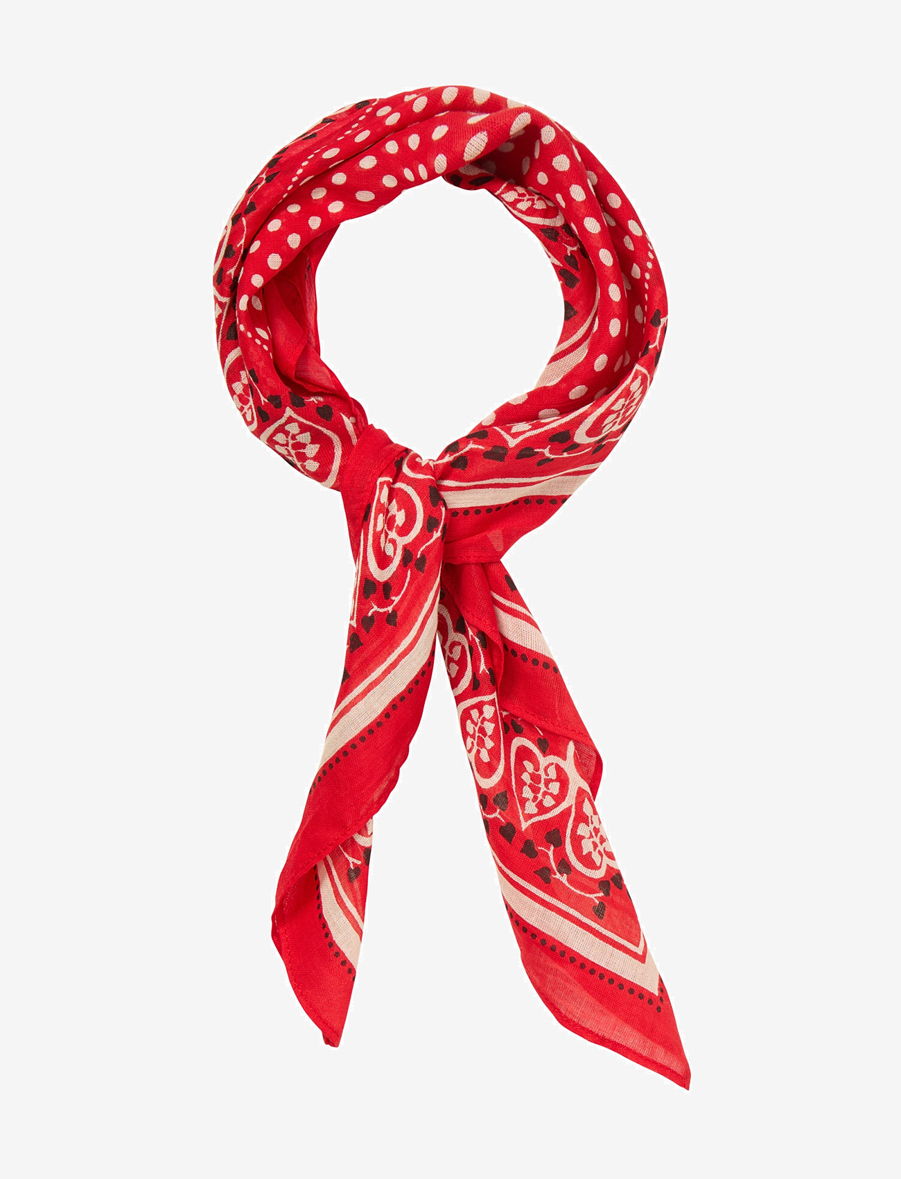 Becksöndergaard - Hearty Cotta Scarf - adrenaline red - 1