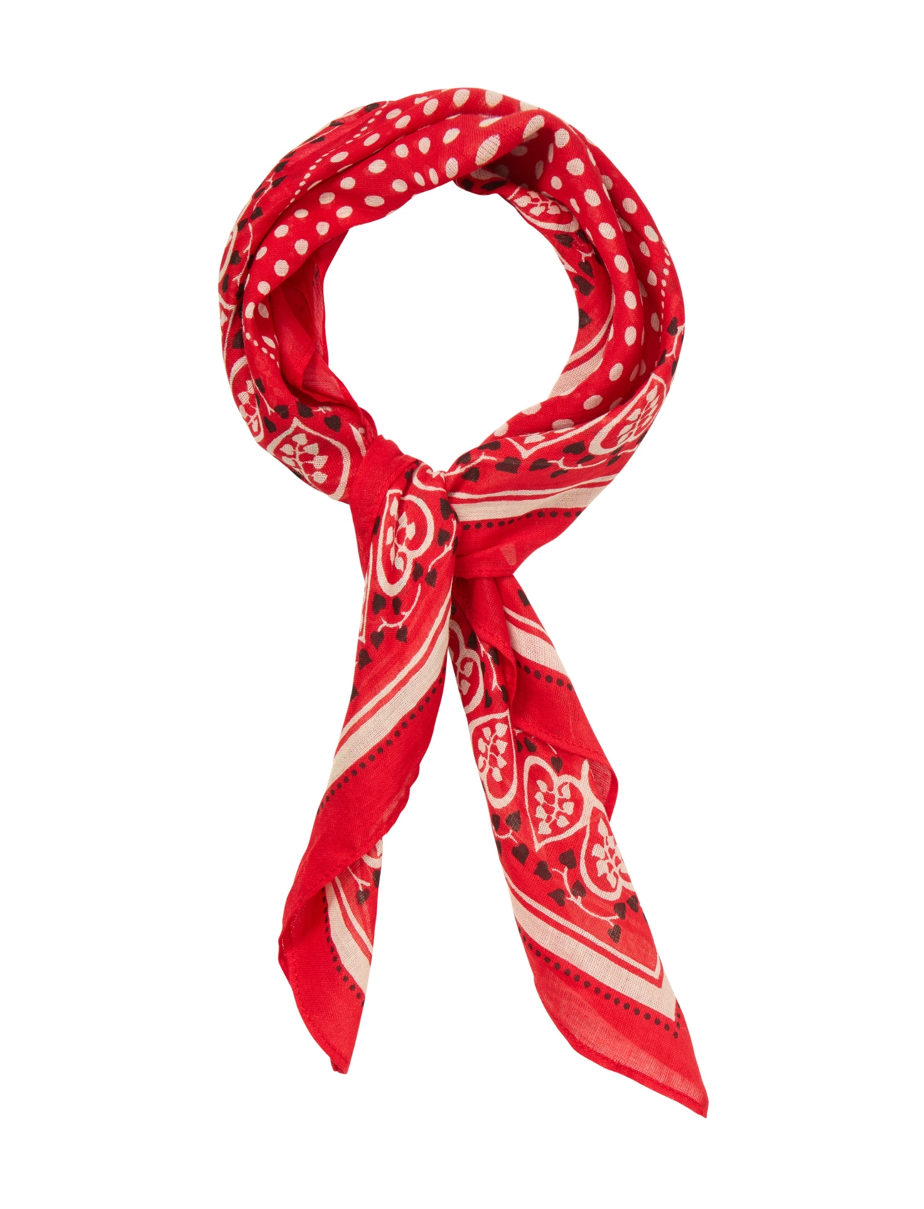 Becksöndergaard - Hearty Cotta Scarf - adrenaline red - 1