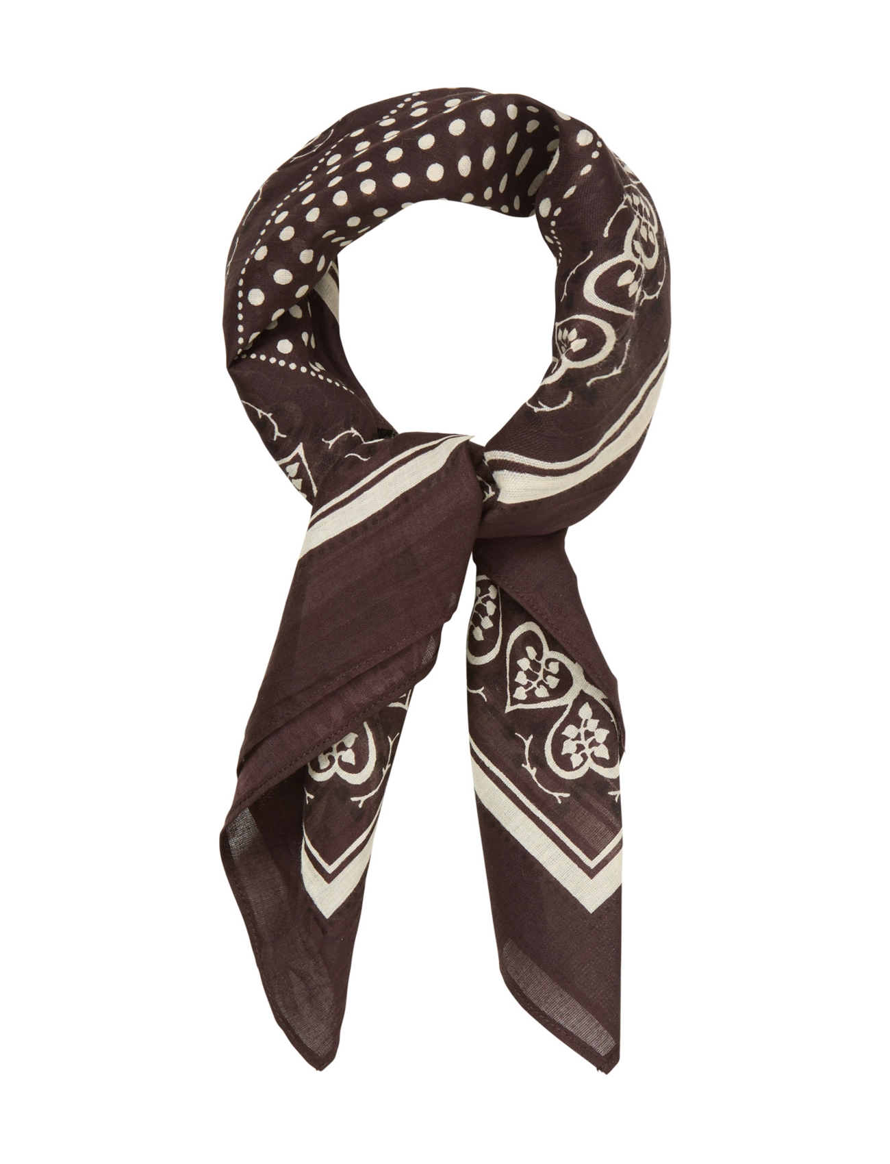 Becksöndergaard - Hearty Cotta Scarf - hot fudge brown - 1