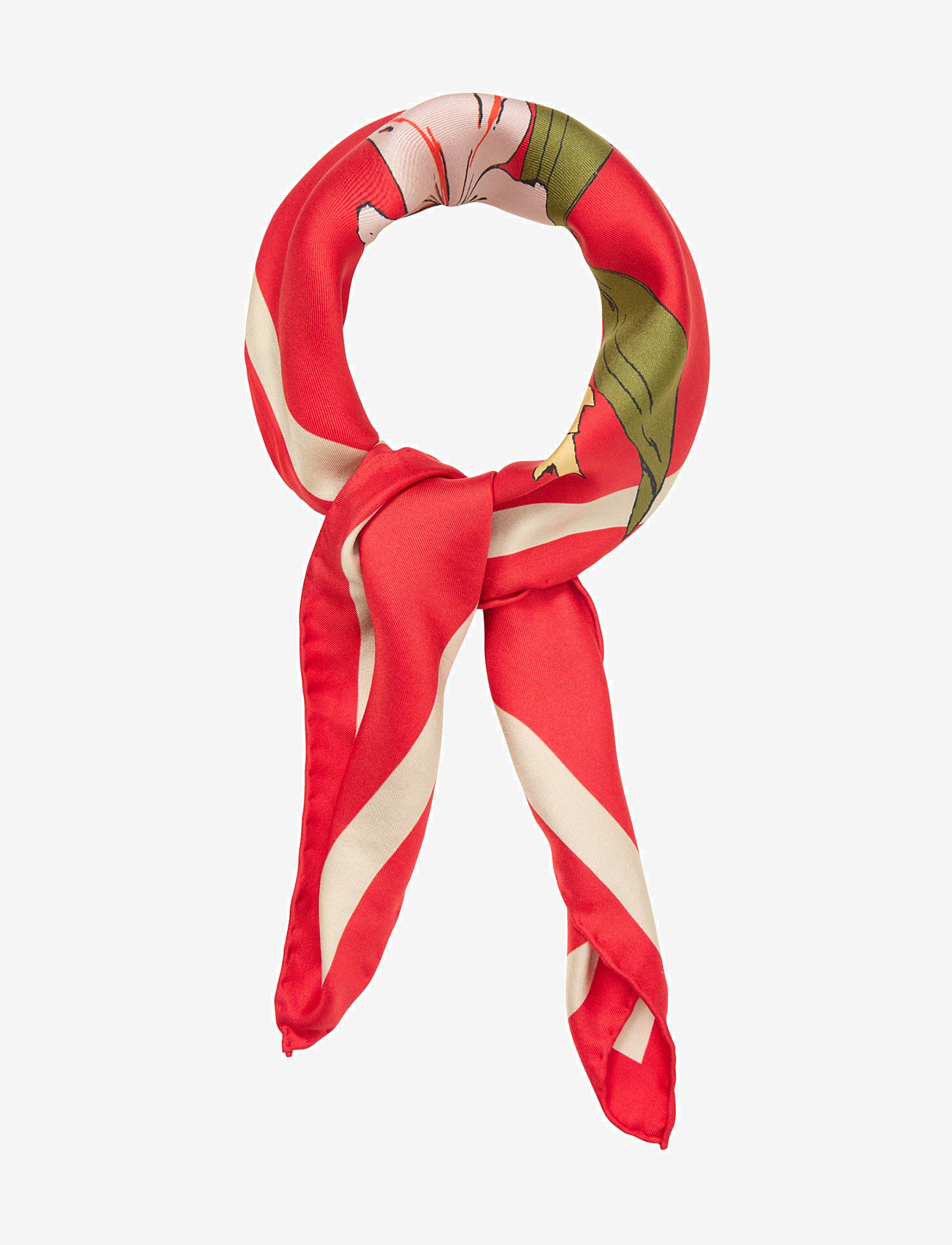Becksöndergaard - Magna Flower Sia Scarf - adrenaline red - 2