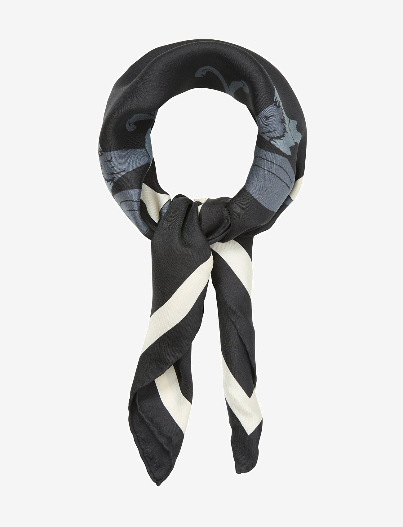 Becksöndergaard - Magna Flower Sia Scarf - black - 1