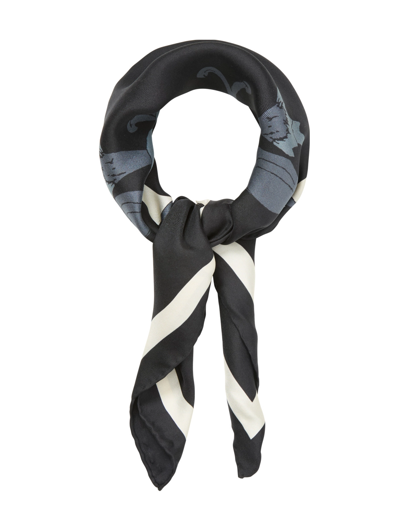 Becksöndergaard - Magna Flower Sia Scarf - black - 1