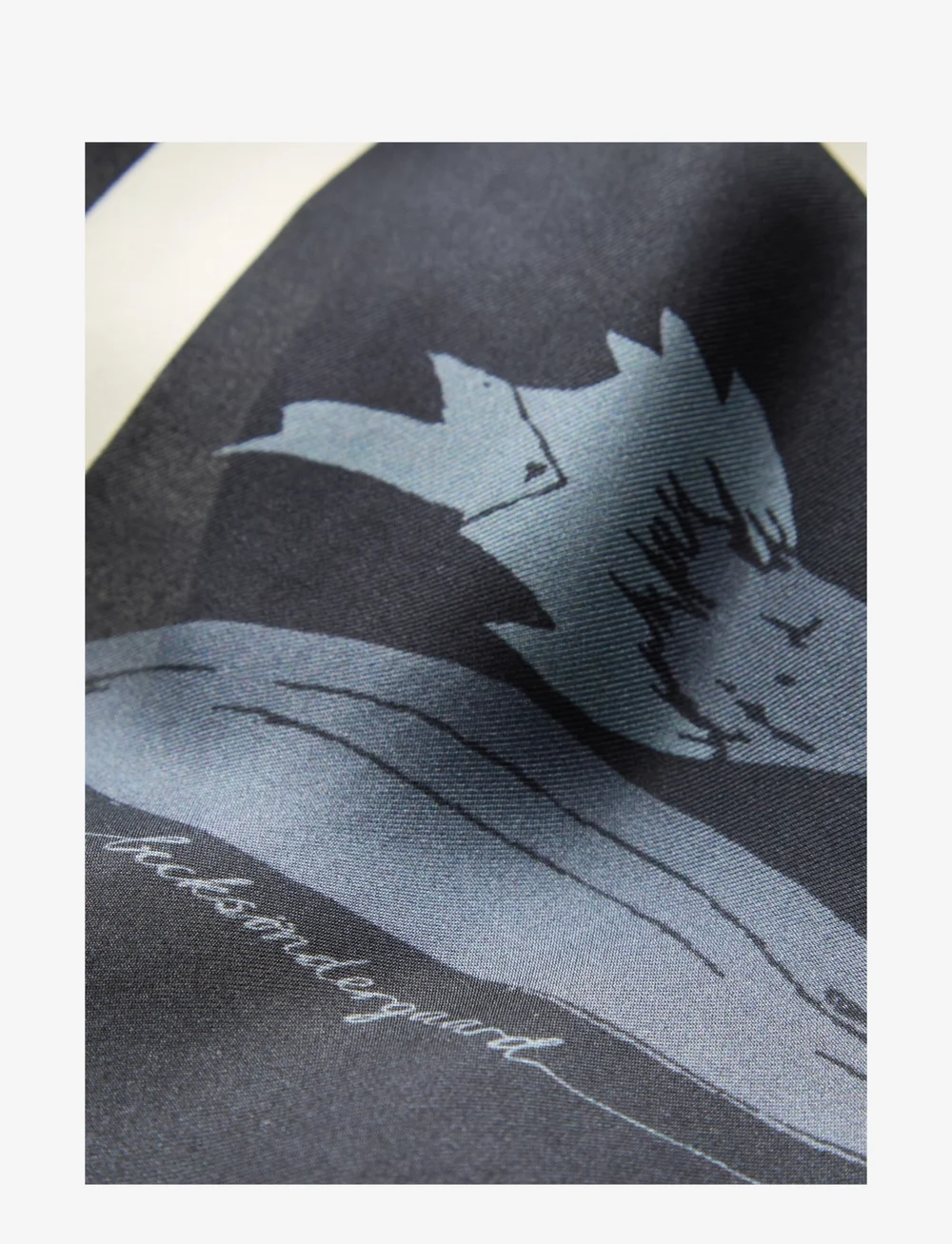 Becksöndergaard - Magna Flower Sia Scarf - fashion trends - black - 2