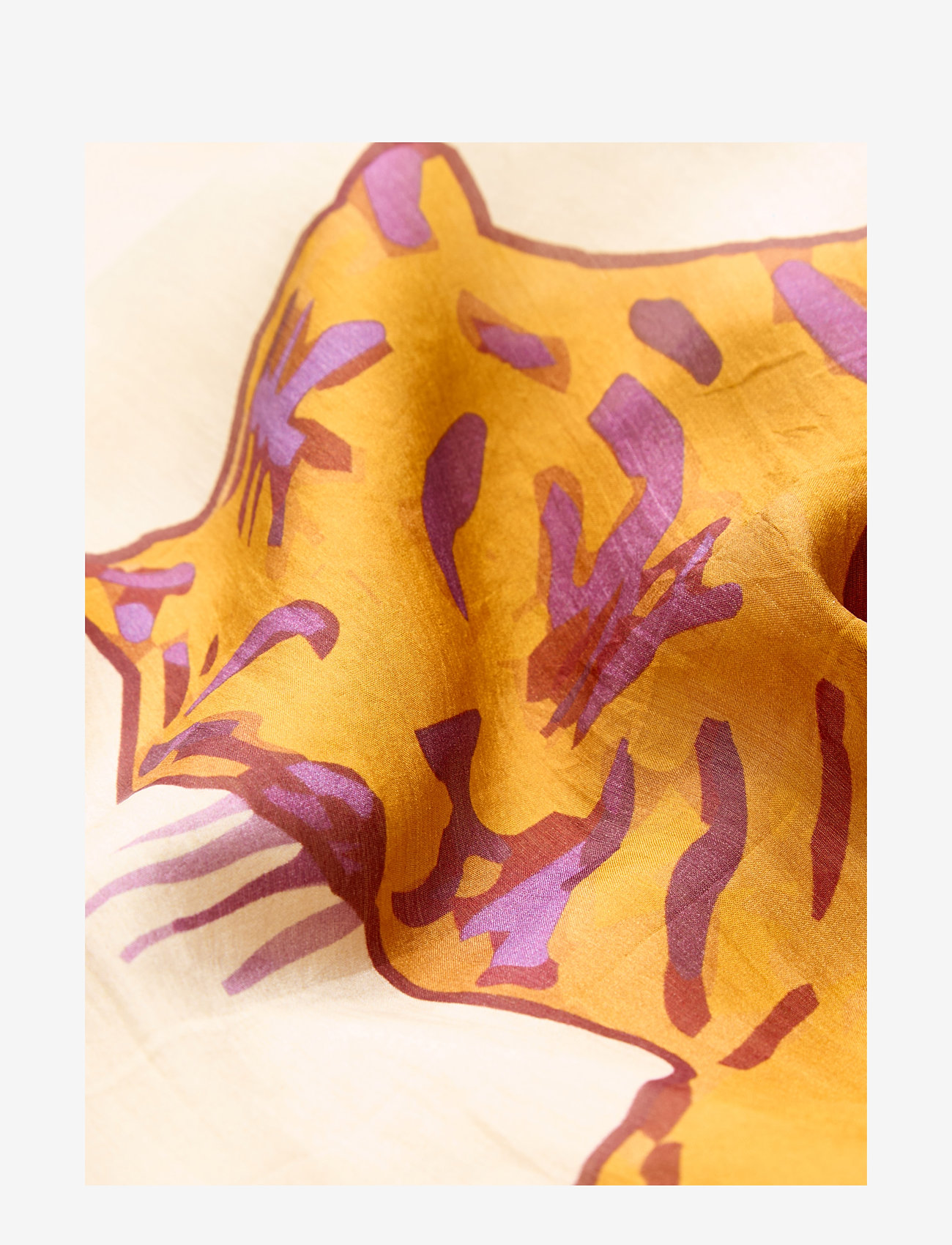 Becksöndergaard - Tigarea Tabby Sia Scarf - sjalar - birch white - 1