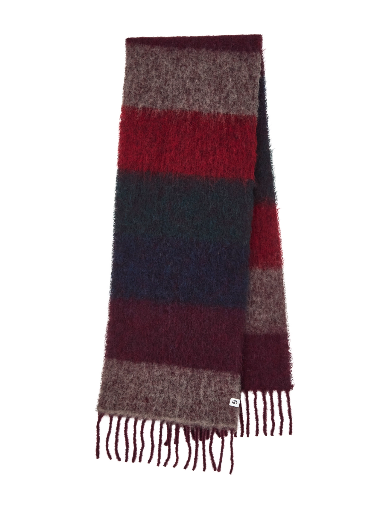 BECKSÖNDERGAARD Strada Tilda M Schal Rot - One Size - Damen