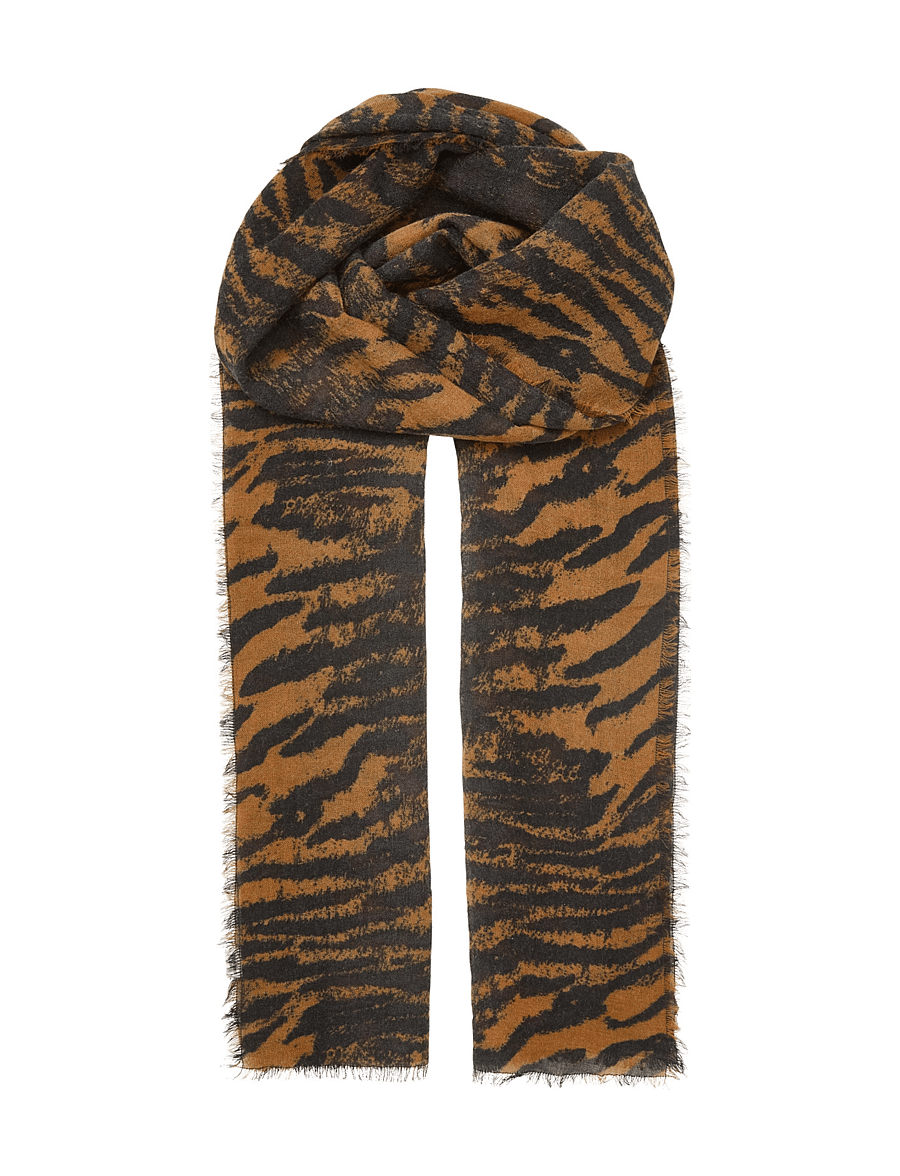Becksöndergaard - Tigarea Woo Scarf - szaliki - brown sugar - 2