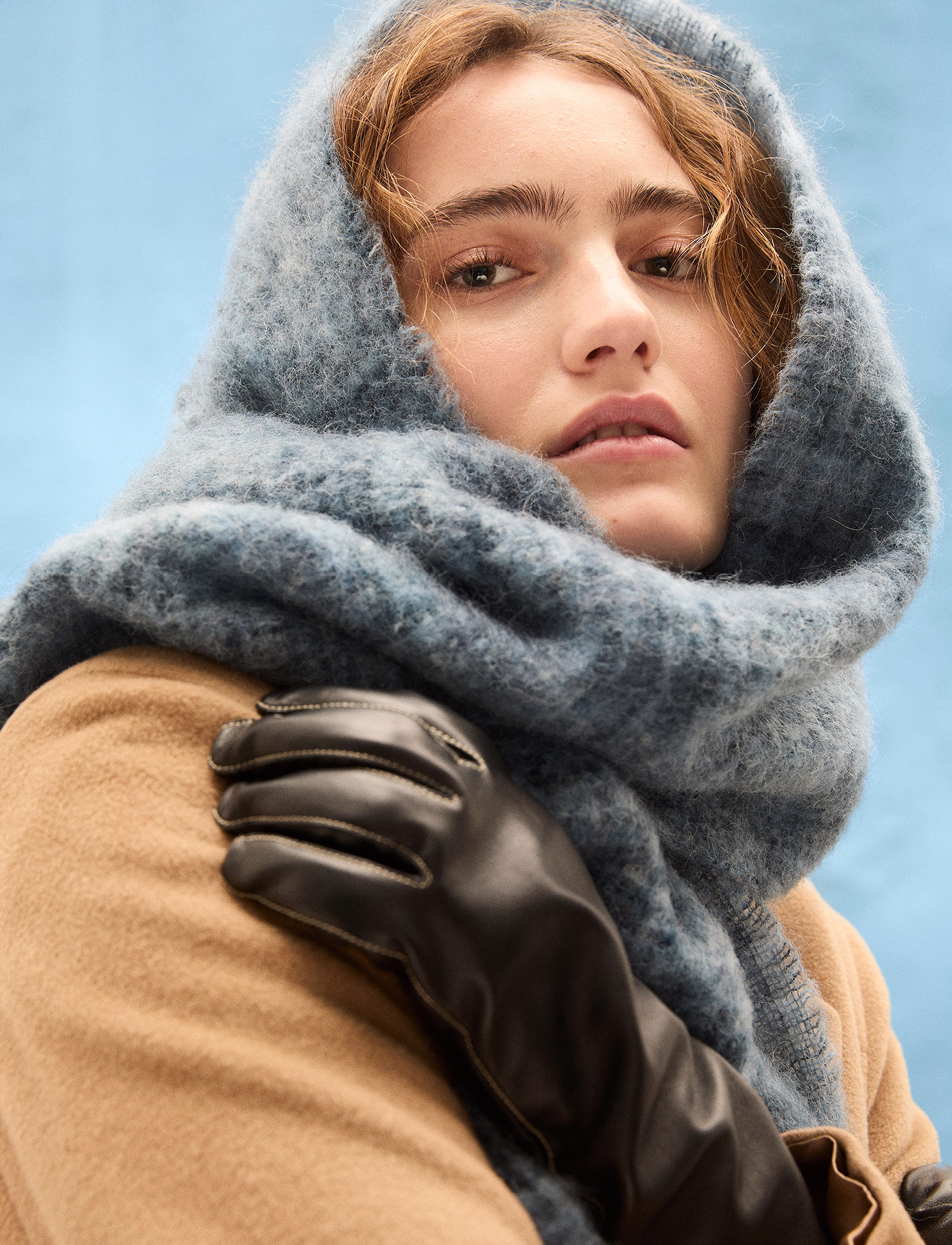 Becksöndergaard Spacia Scarf, One Size, Blue, Tørklæder > Vintertørklæder, Dame