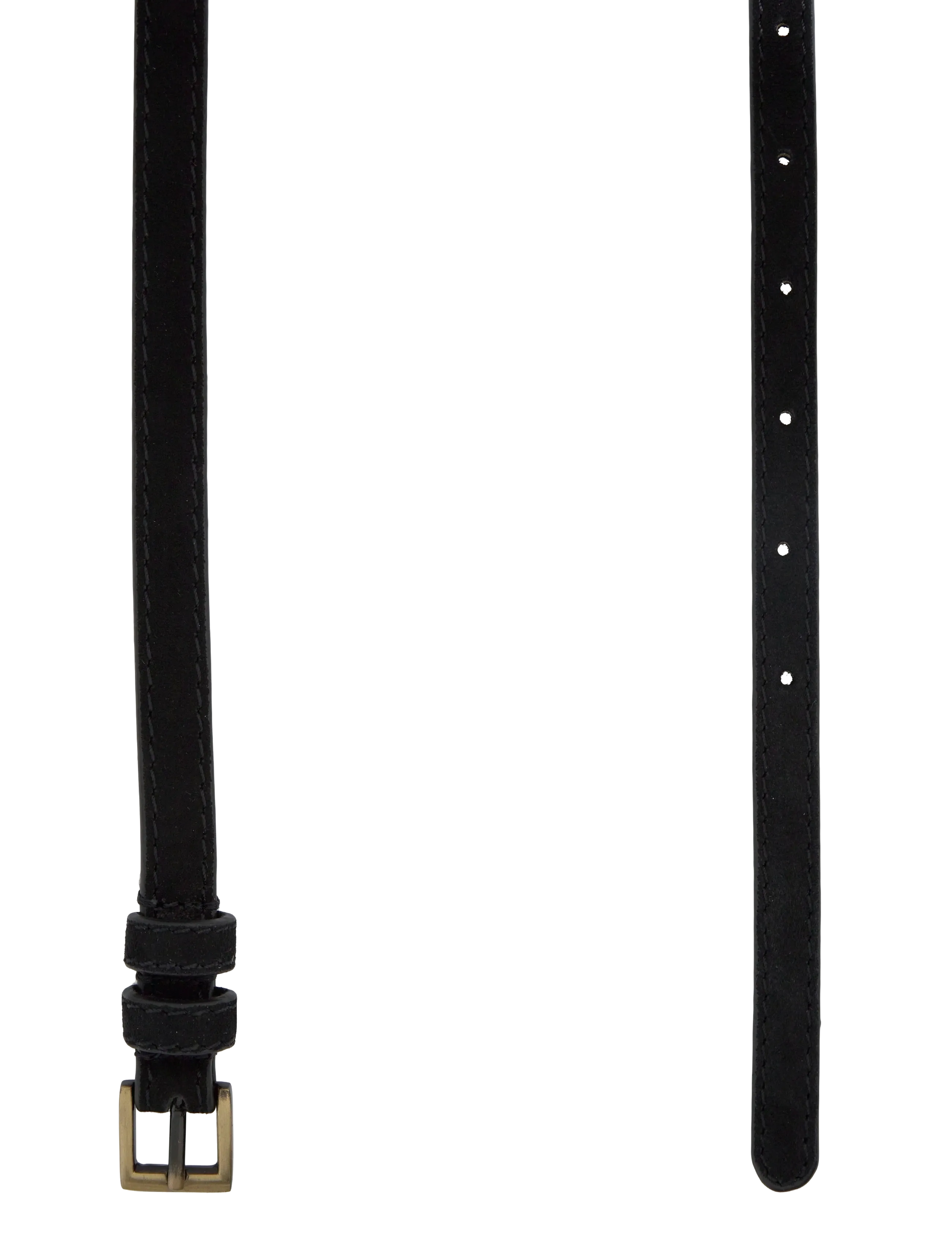 Becksöndergaard - Suede Aria Leather Belt - black - 1