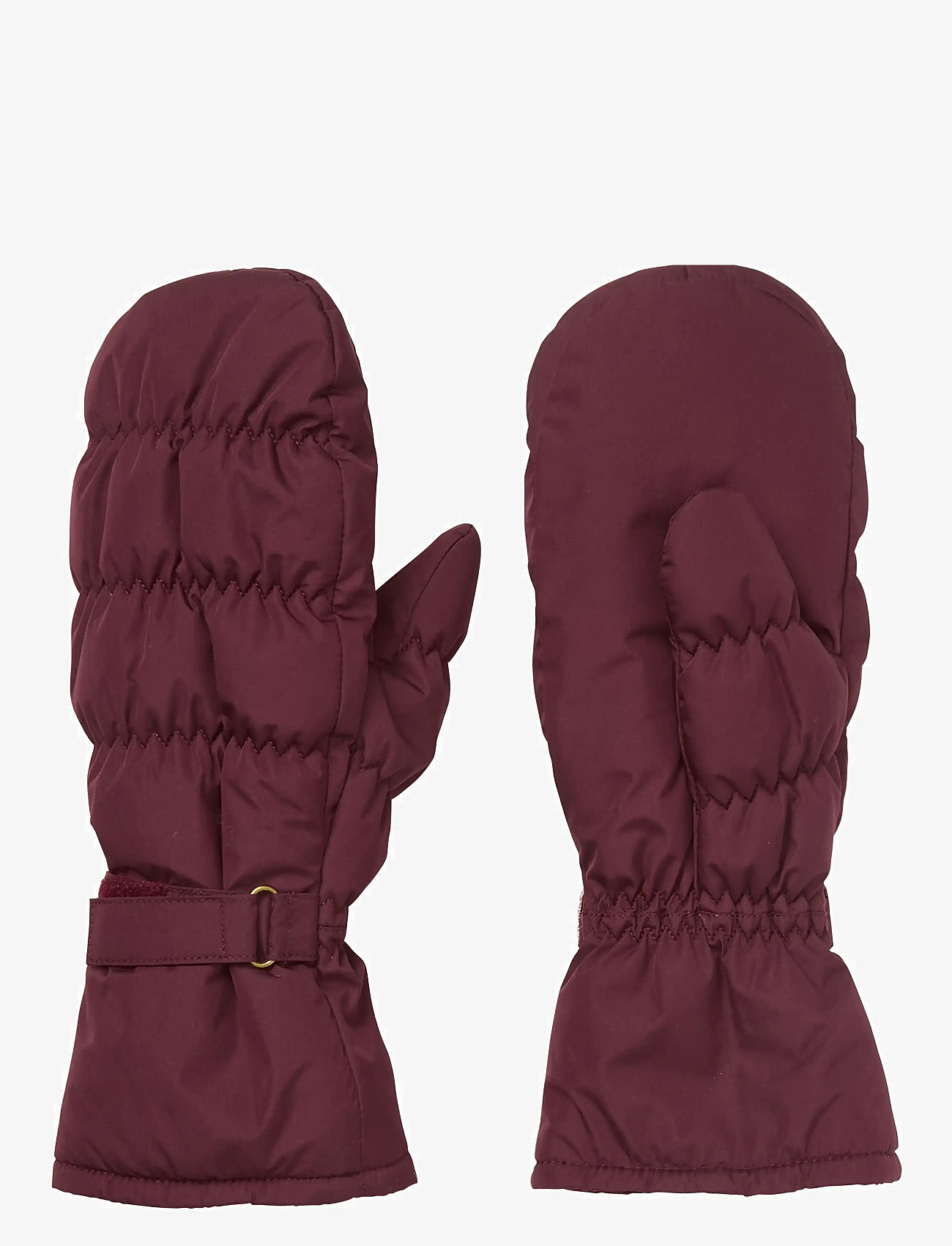 Becksöndergaard - Padded Nylona Mitten - tumvantar - burgundy - 0