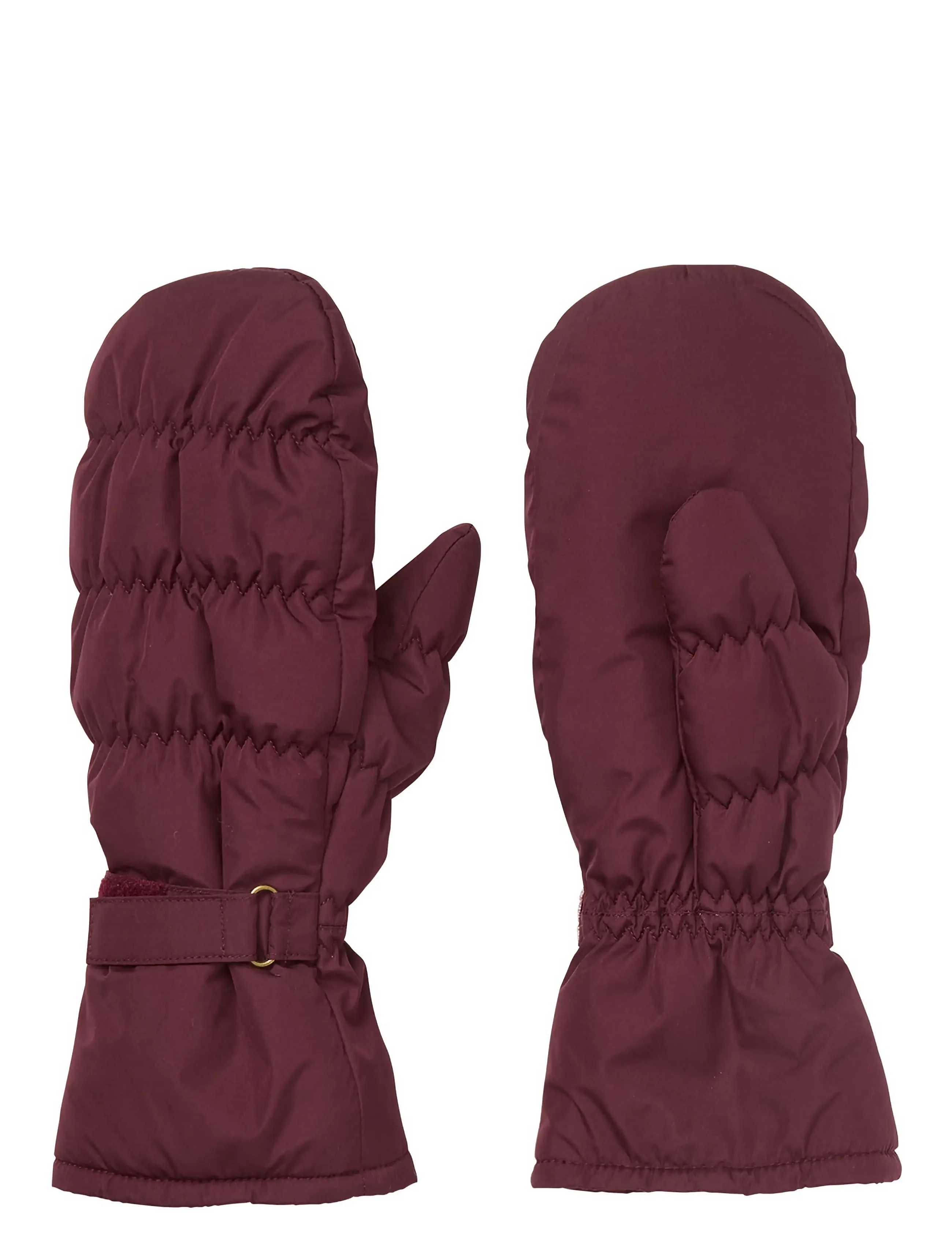 Becksöndergaard Padded Nylona Mitten - Handsker & Vanter - BURGUNDY / burgundy