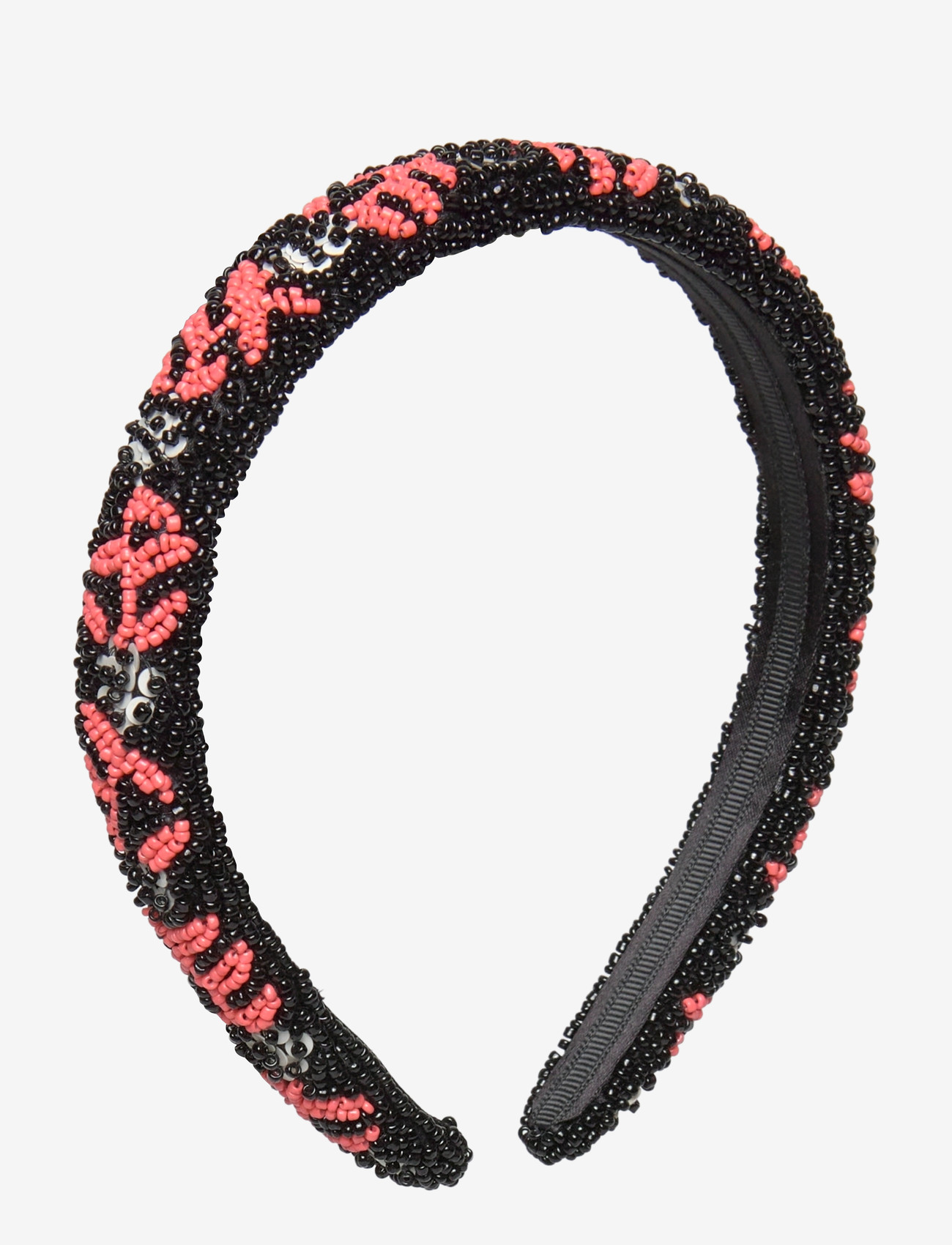 Becksöndergaard - Brombeere Slim Beaded Hairbrace - hårband & diadem - black - 0