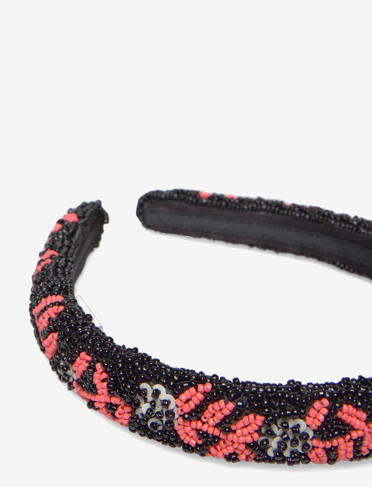 Becksöndergaard - Brombeere Slim Beaded Hairbrace - hårband & diadem - black - 1