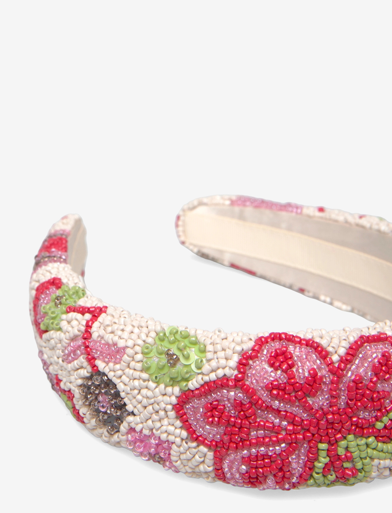 Becksöndergaard - Bromflora Wide Beaded Hairbrace - haarband - birch white - 1