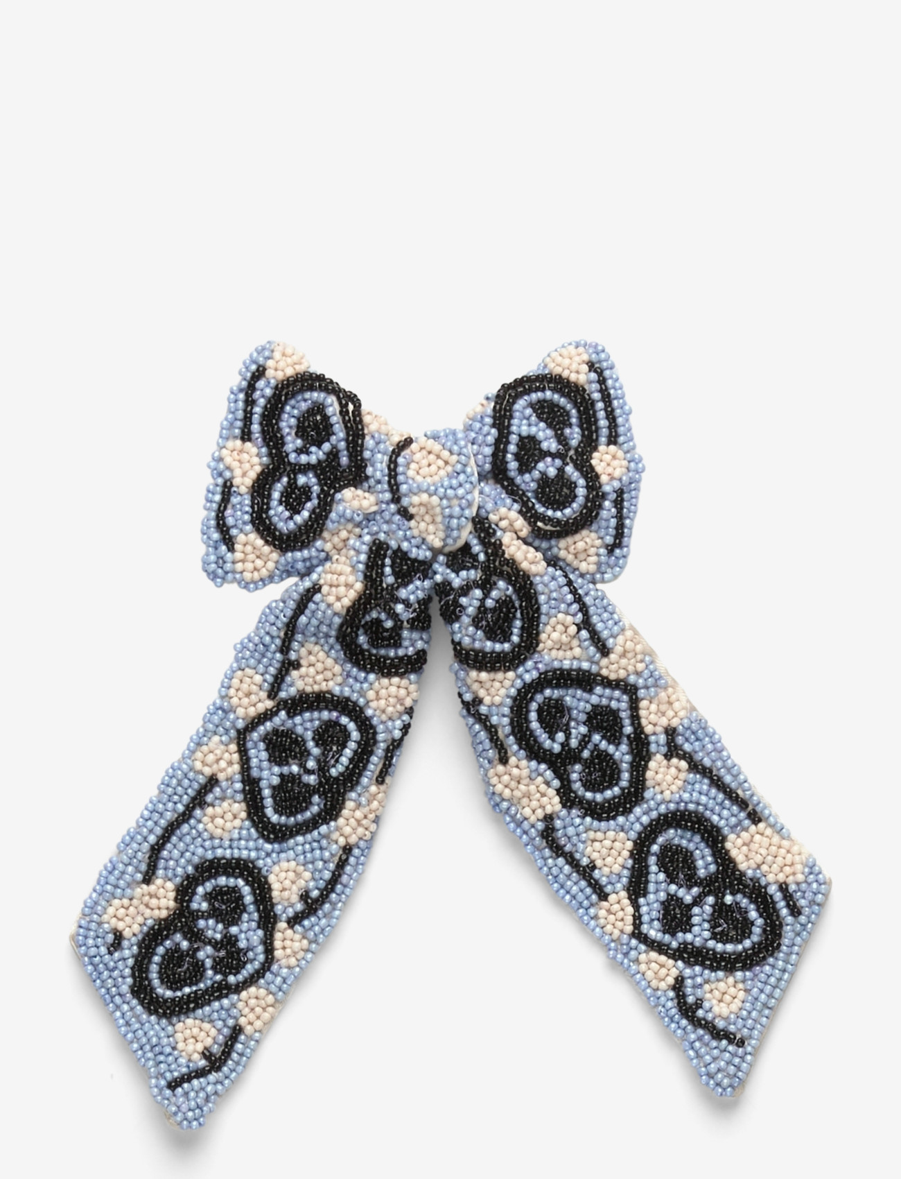 Becksöndergaard - Hearty Beaded Bow Clip - kentucky blue - 0