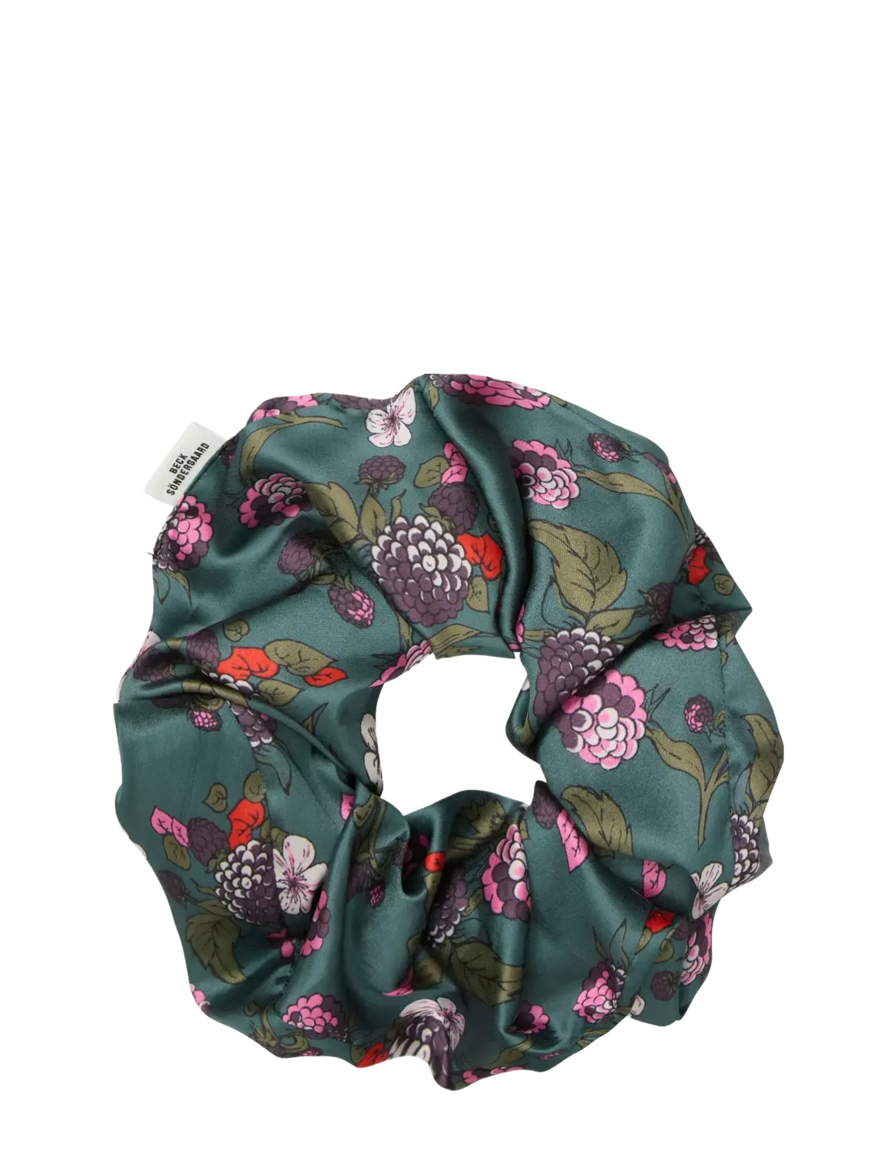 Becksöndergaard Autumn Blackberry Luster Scrunchie - Accessoires - TOPIARY GREEN / green